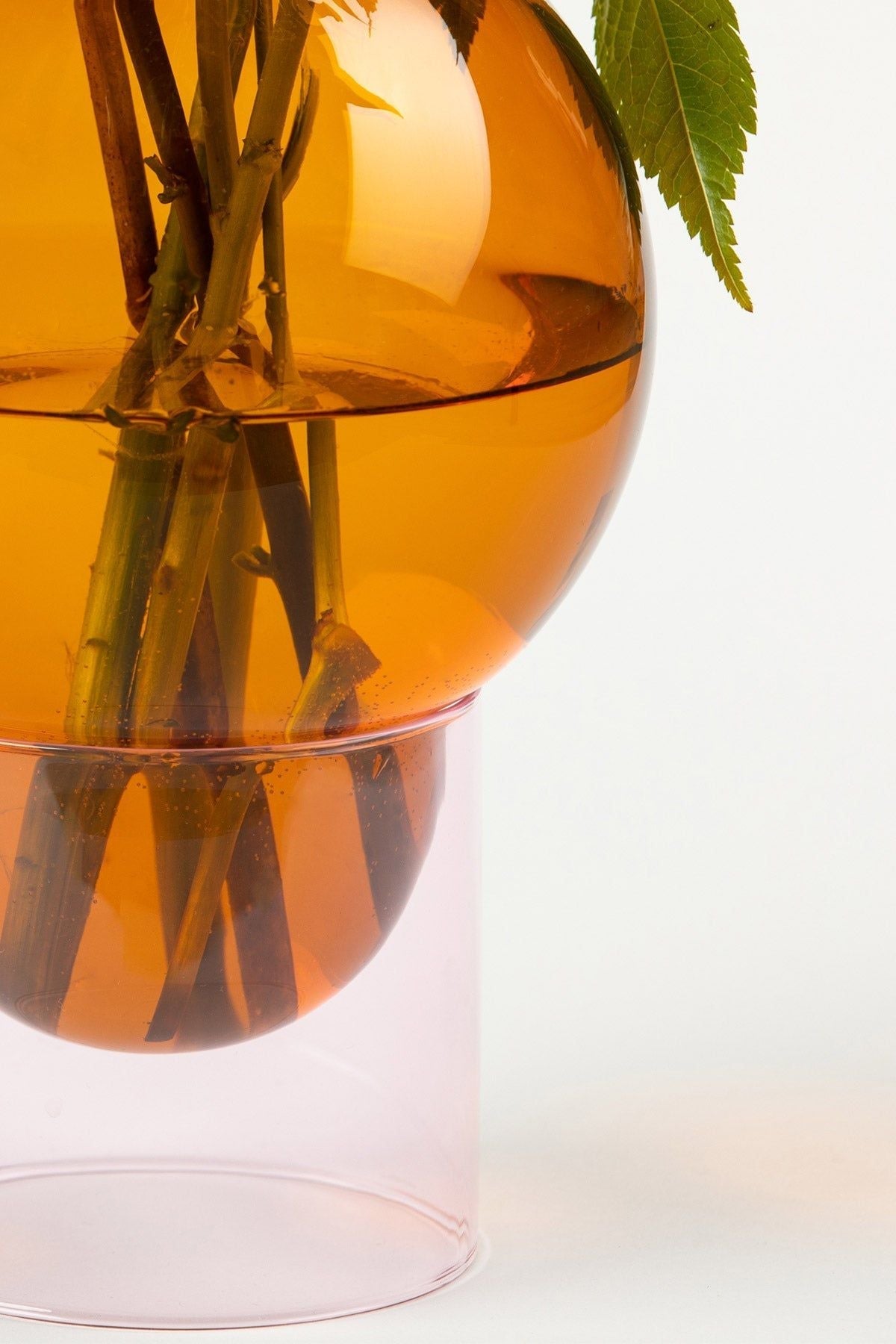 [product_category]-Studio About Bubble Tube Vase, Amber-Studio About-5714356013038-90270A-STU-5