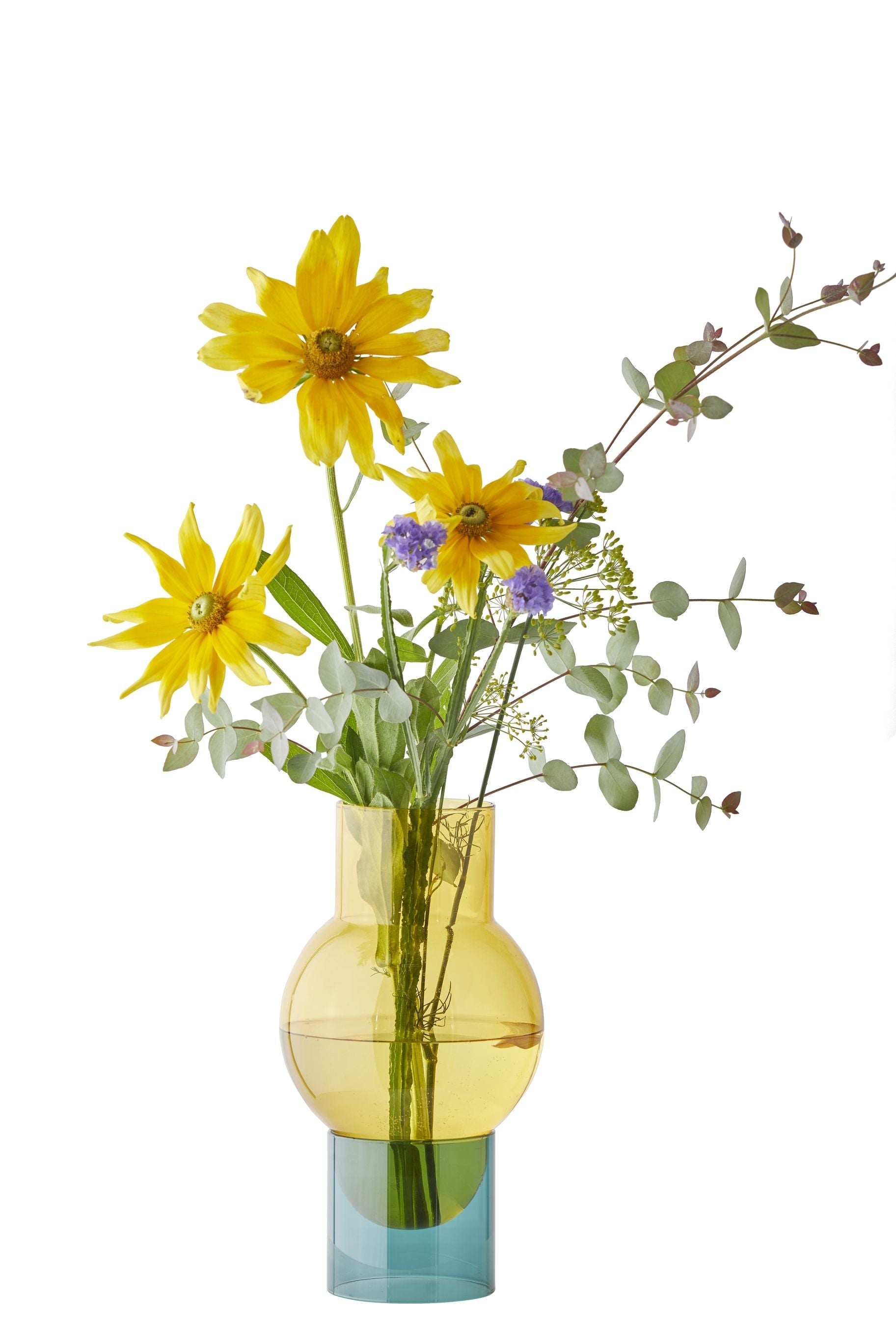 [product_category]-Studio About Bubble Tube Vase, Yellow-Studio About-5714356013007-90270Y-STU-1