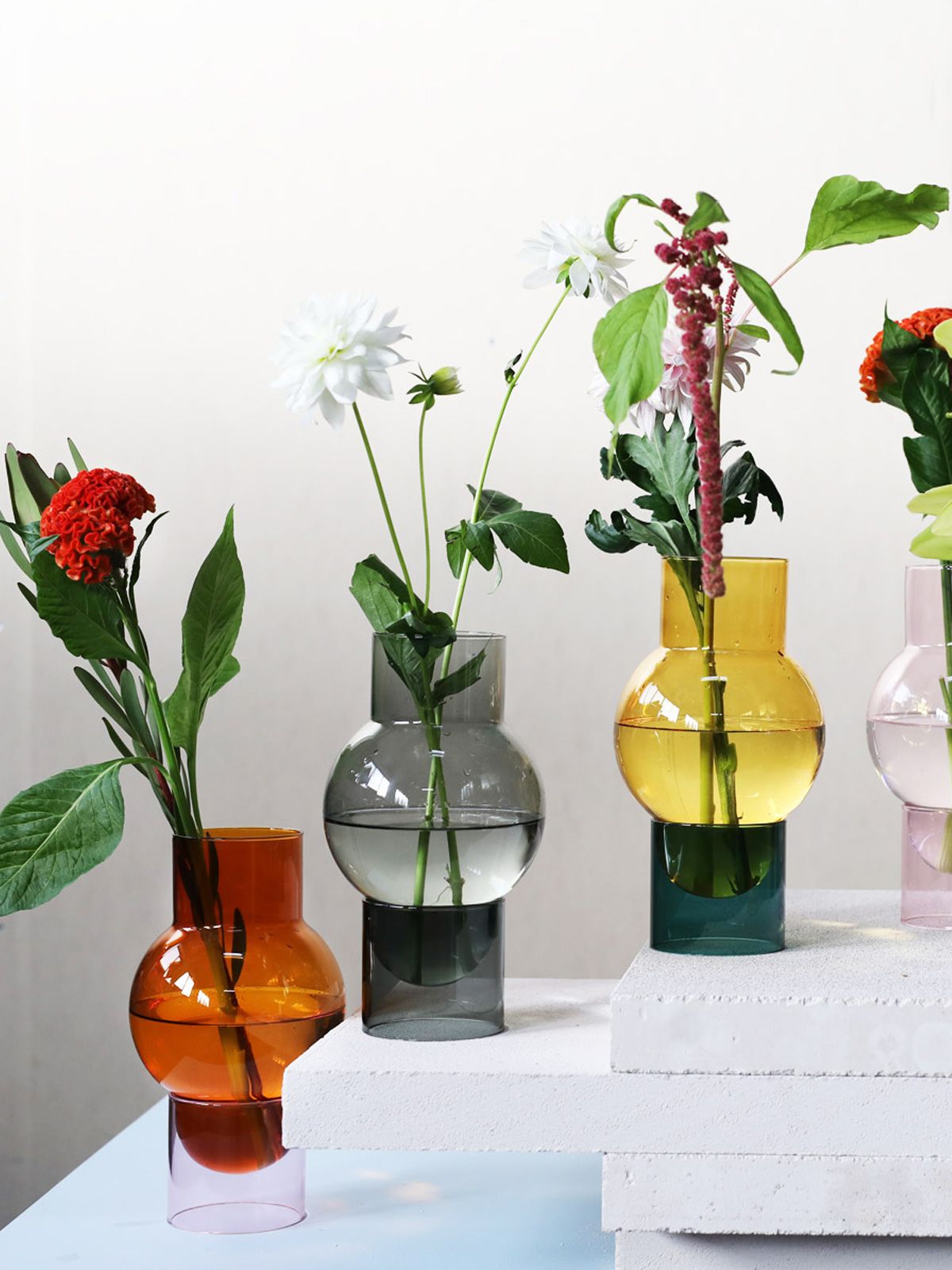 [product_category]-Studio About Bubble Tube Vase, Yellow-Studio About-5714356013007-90270Y-STU-4