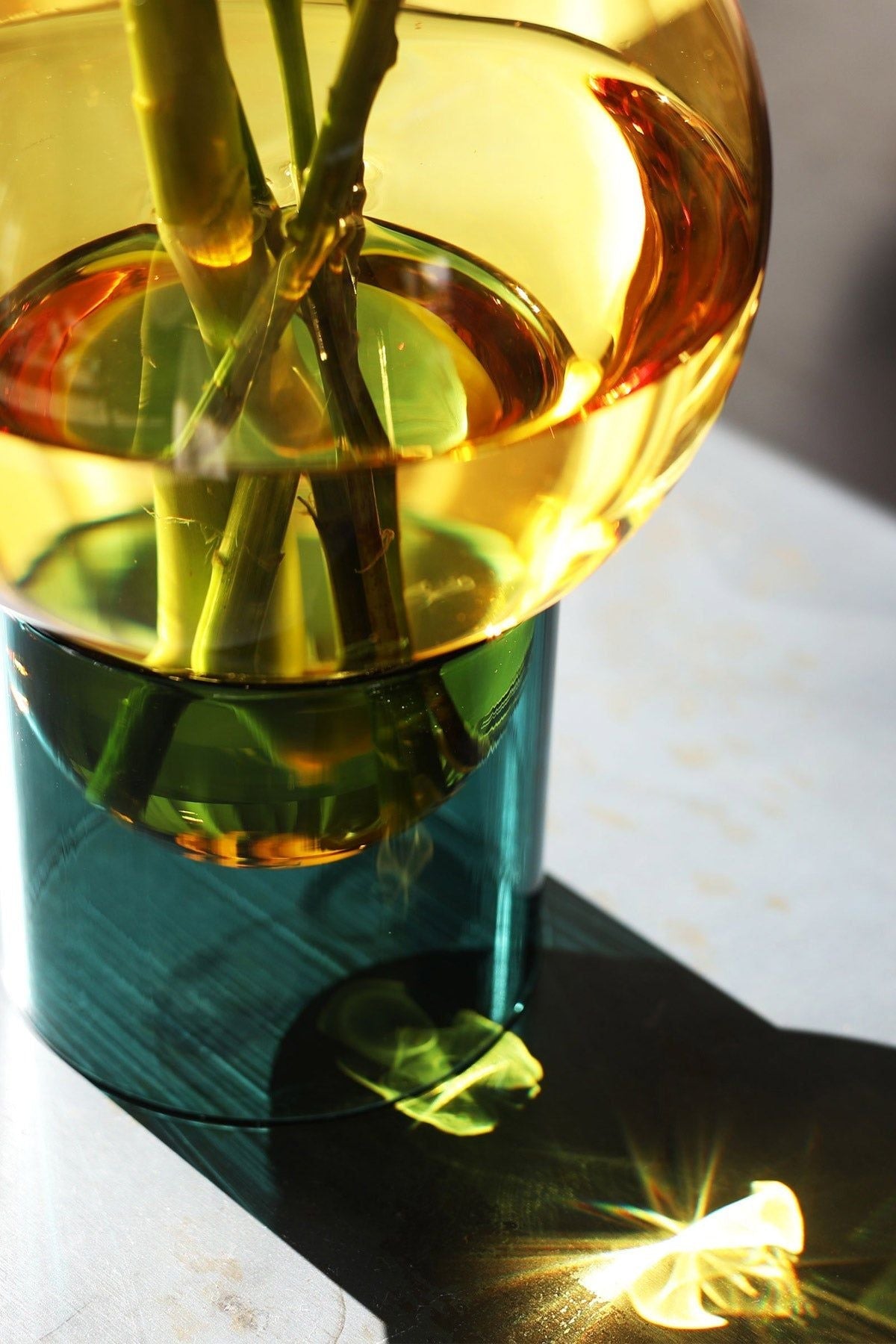[product_category]-Studio About Bubble Tube Vase, Yellow-Studio About-5714356013007-90270Y-STU-9