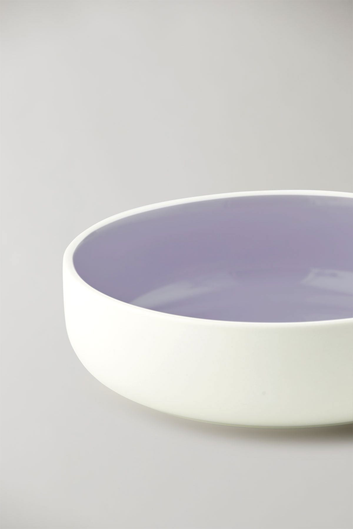 [product_category]-Studio About Clayware Serving Bowl, Ivory/Light Purple-Studio About-5714356024027-22564IP-STU-11