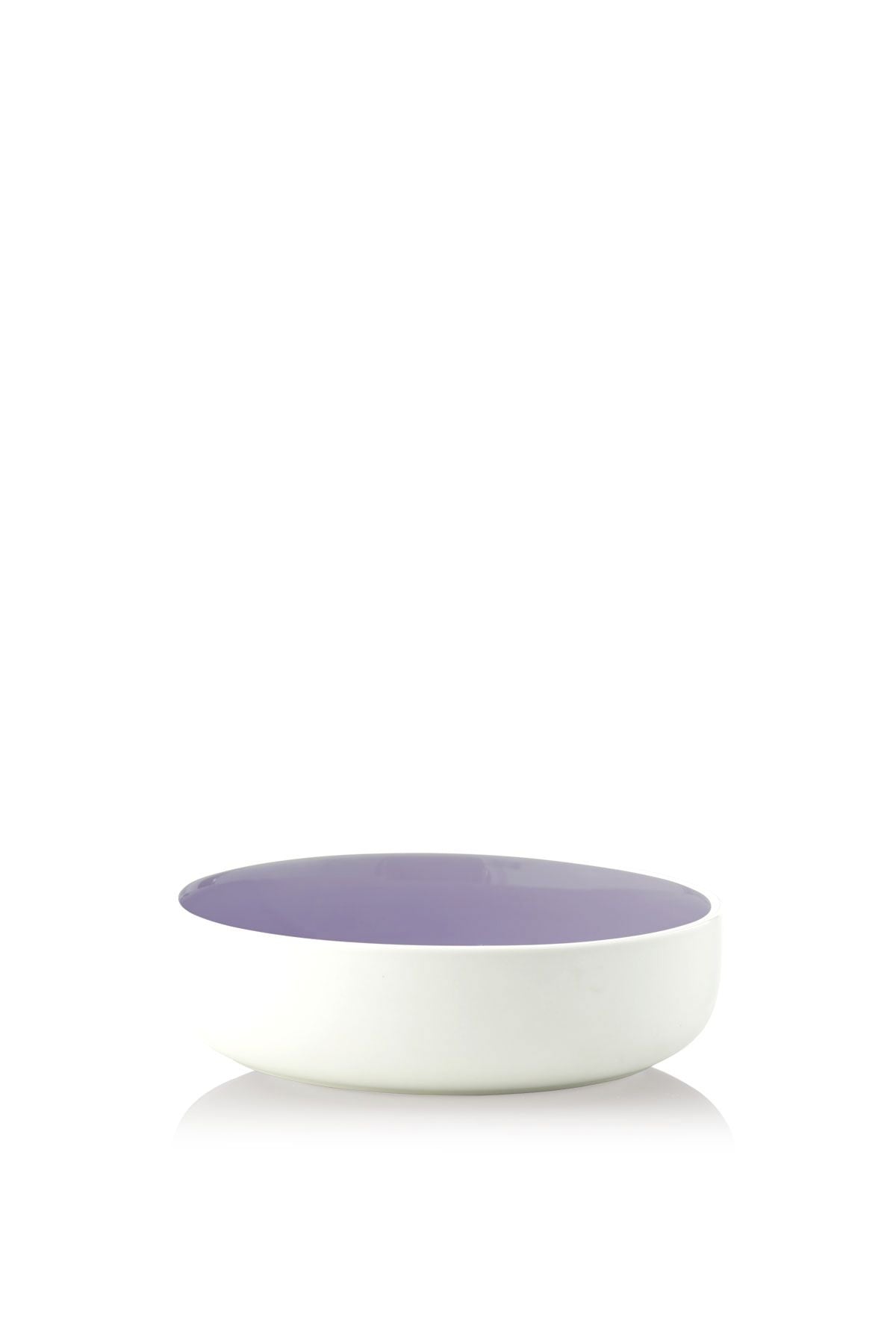 [product_category]-Studio About Clayware Serving Bowl, Ivory/Light Purple-Studio About-5714356024027-22564IP-STU-7