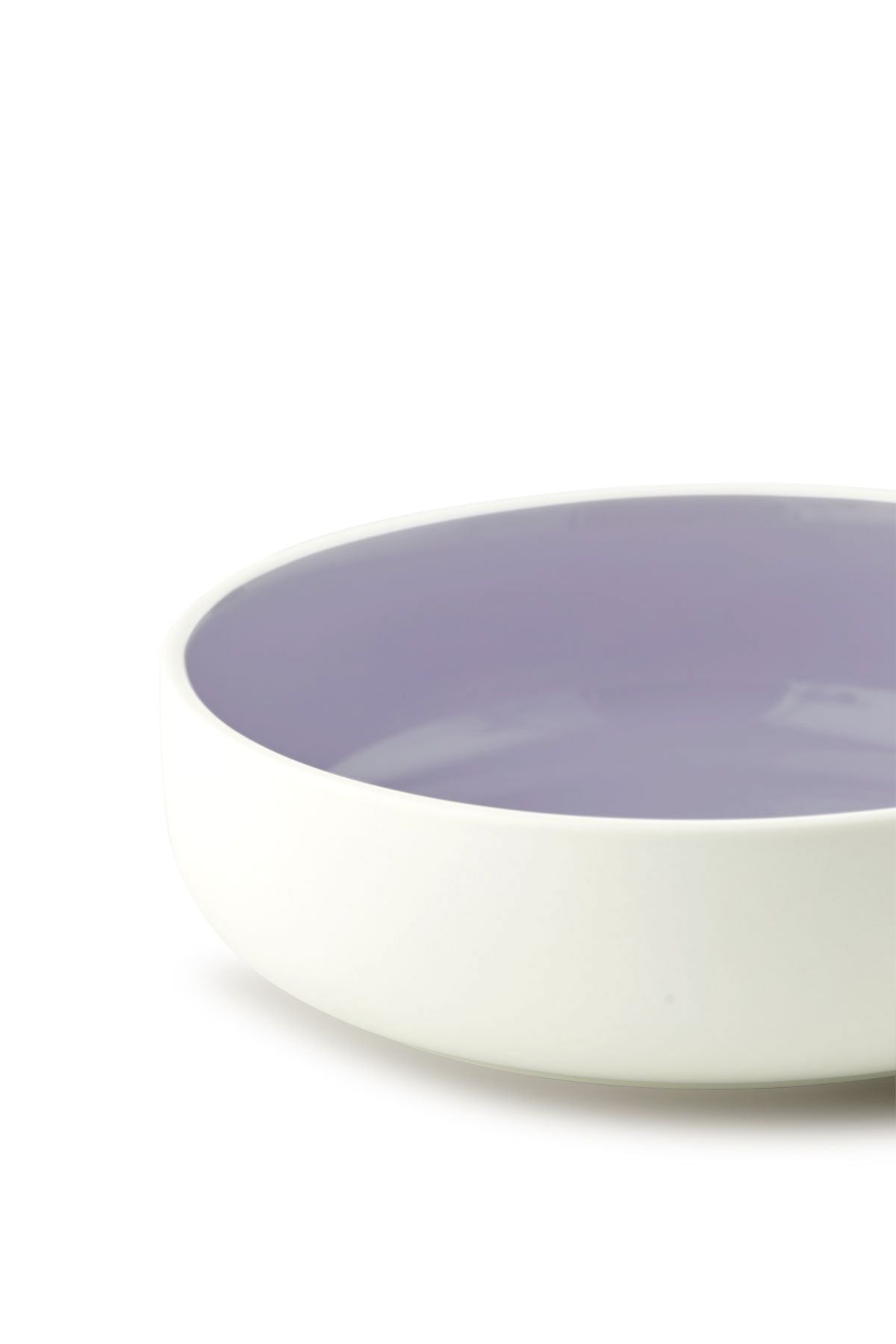 [product_category]-Studio About Clayware Serving Bowl, Ivory/Light Purple-Studio About-5714356024027-22564IP-STU-8