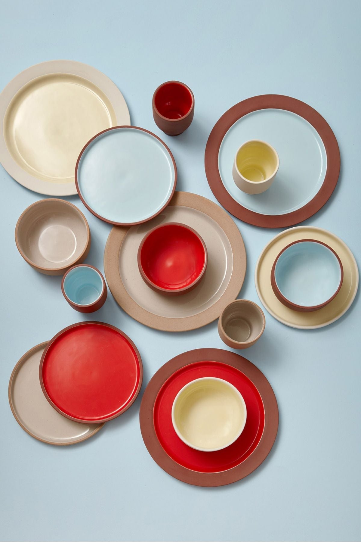 [product_category]-Studio About Clayware Set Of 2 Cups, Terracotta/Blue-Studio About-5714356019115-75100TB-STU-13