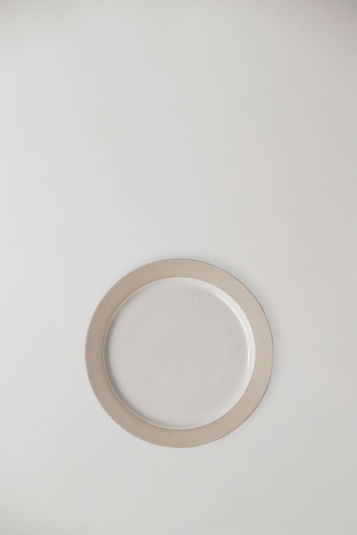 [product_category]-Studio About Clayware Set Of 2 Plates Large, Sand/Grey-Studio About-5714356019009-25015SG-STU-2