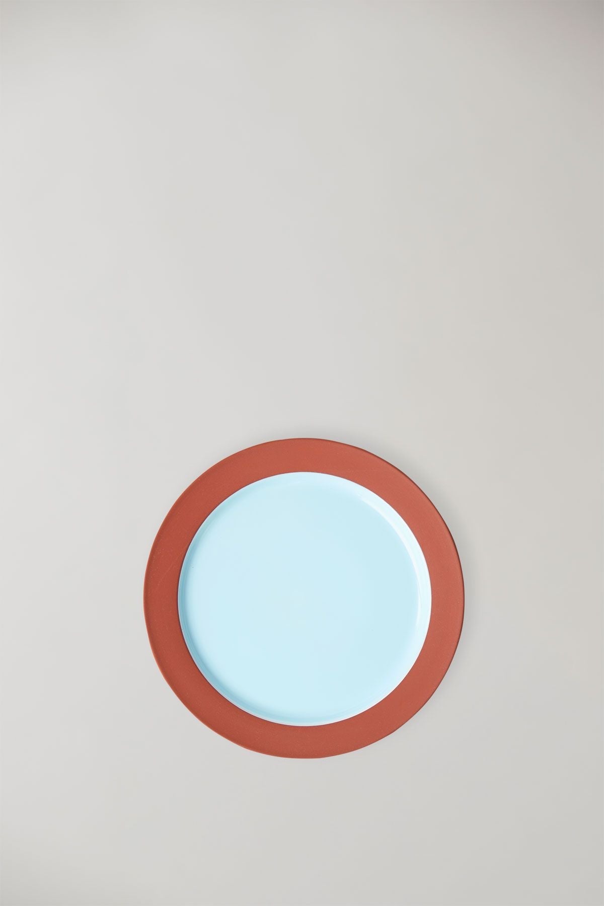 [product_category]-Studio About Clayware Set Of 2 Plates Large, Terracotta/Blue-Studio About-5714356019030-25015TB-STU-3