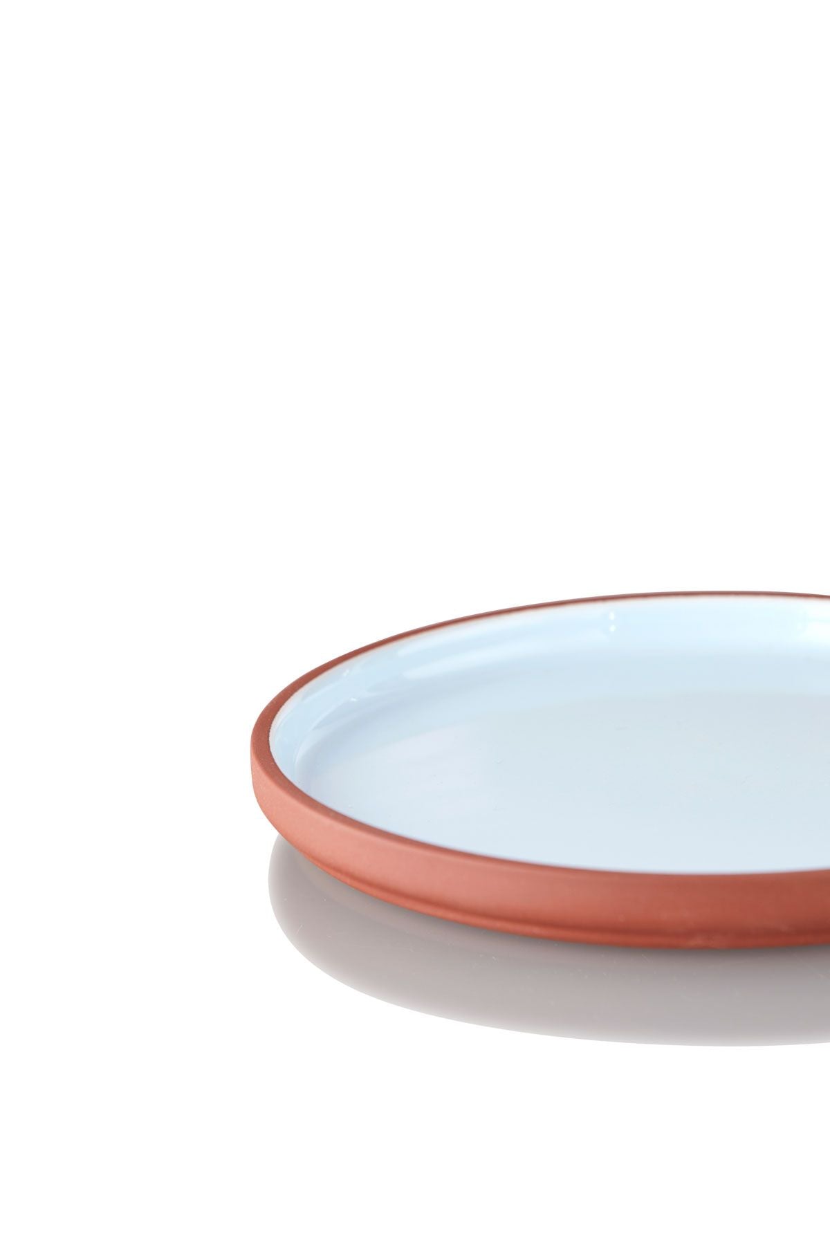 [product_category]-Studio About Clayware Set Of 2 Plates Medium, Terracotta/Blue-Studio About-5714356019122-18515TB-STU-4