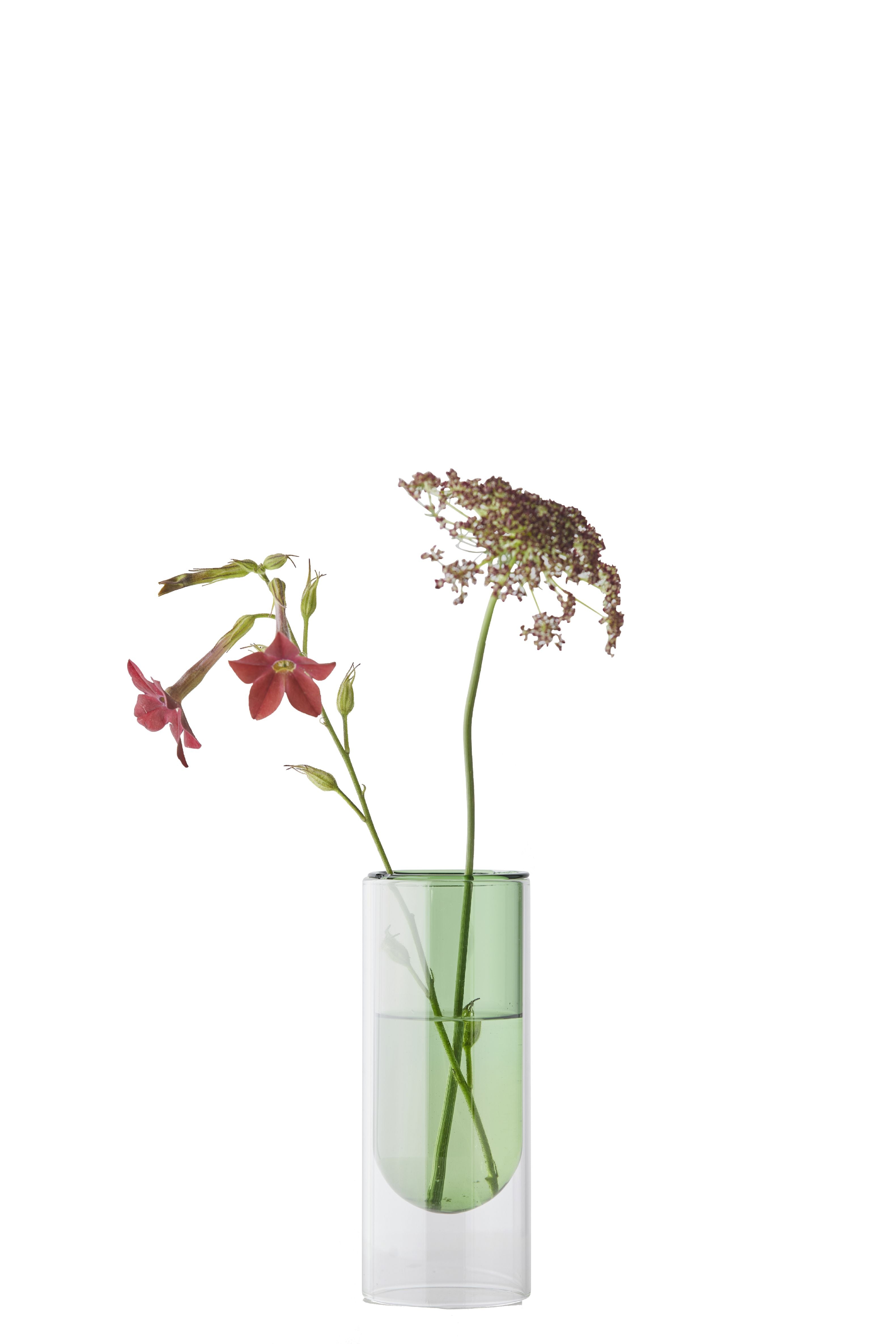 [product_category]-Studio About Flower Tube Vase 16 Cm, Green-Studio About-5714356006023-65160G-STU-1