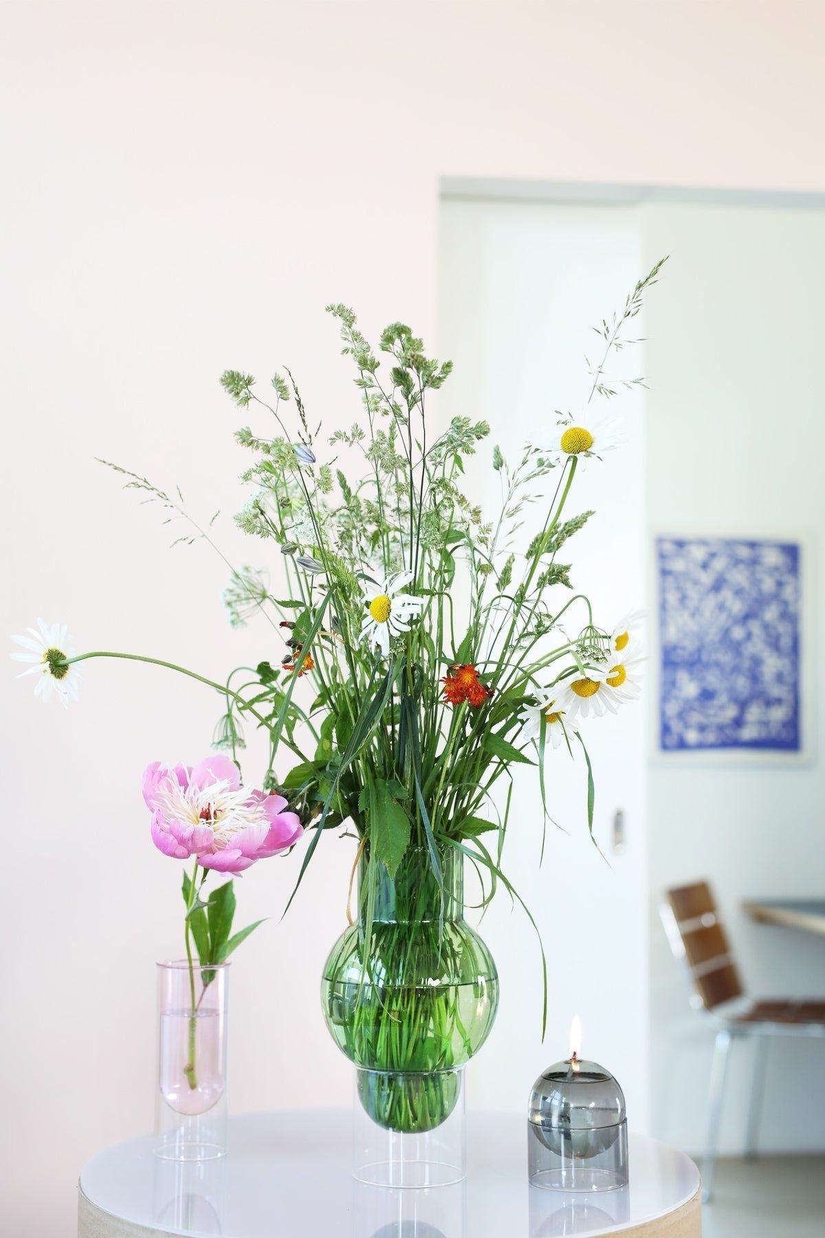 [product_category]-Studio About Flower Tube Vase 16 Cm, Rose-Studio About-5714356006030-65160R-STU-2