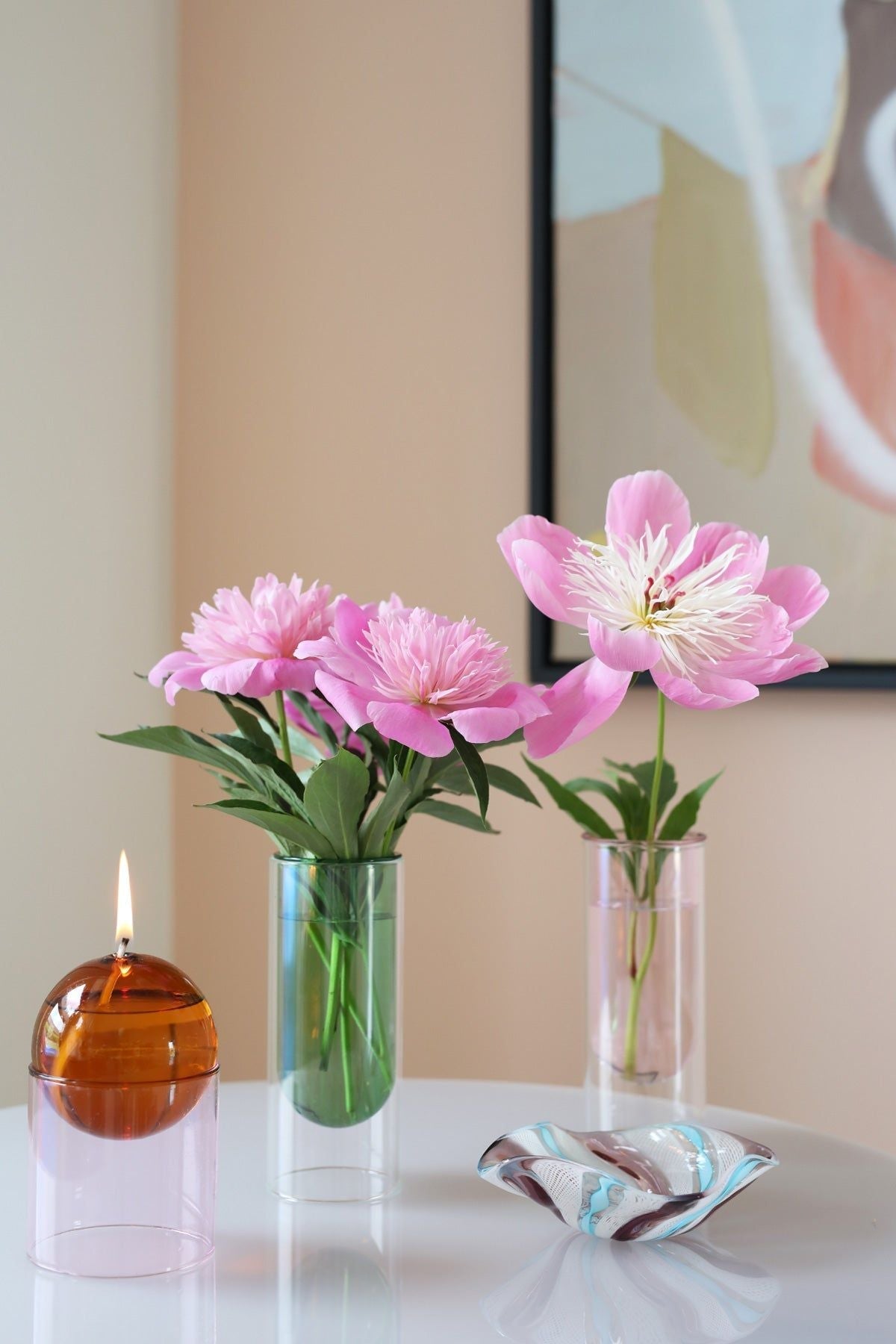 [product_category]-Studio About Flower Tube Vase 16 Cm, Rose-Studio About-5714356006030-65160R-STU-5