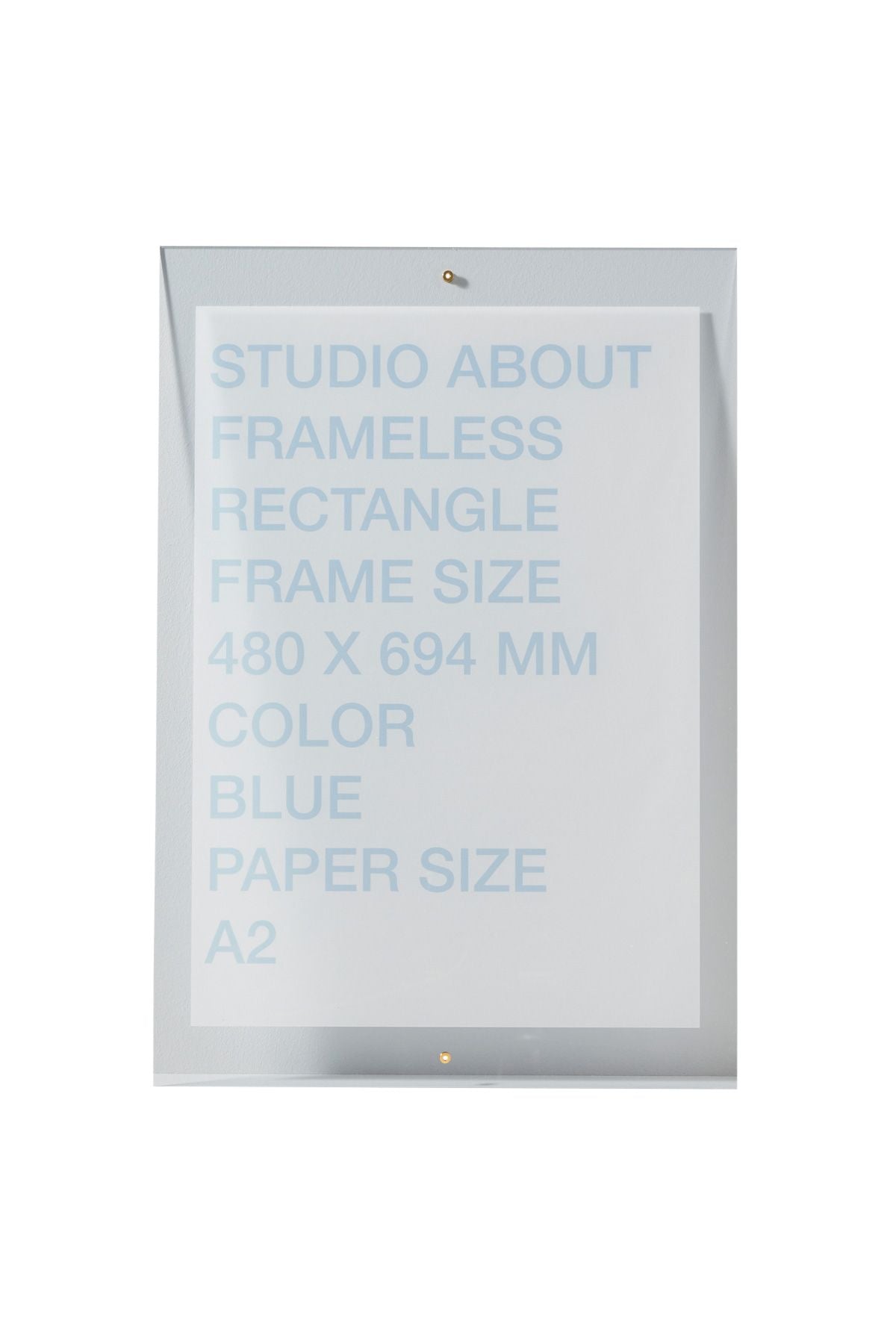[product_category]-Studio About Frameless Frame A2 Rectangle, Blue-Studio About-5714356015124-480694A2B-STU-1