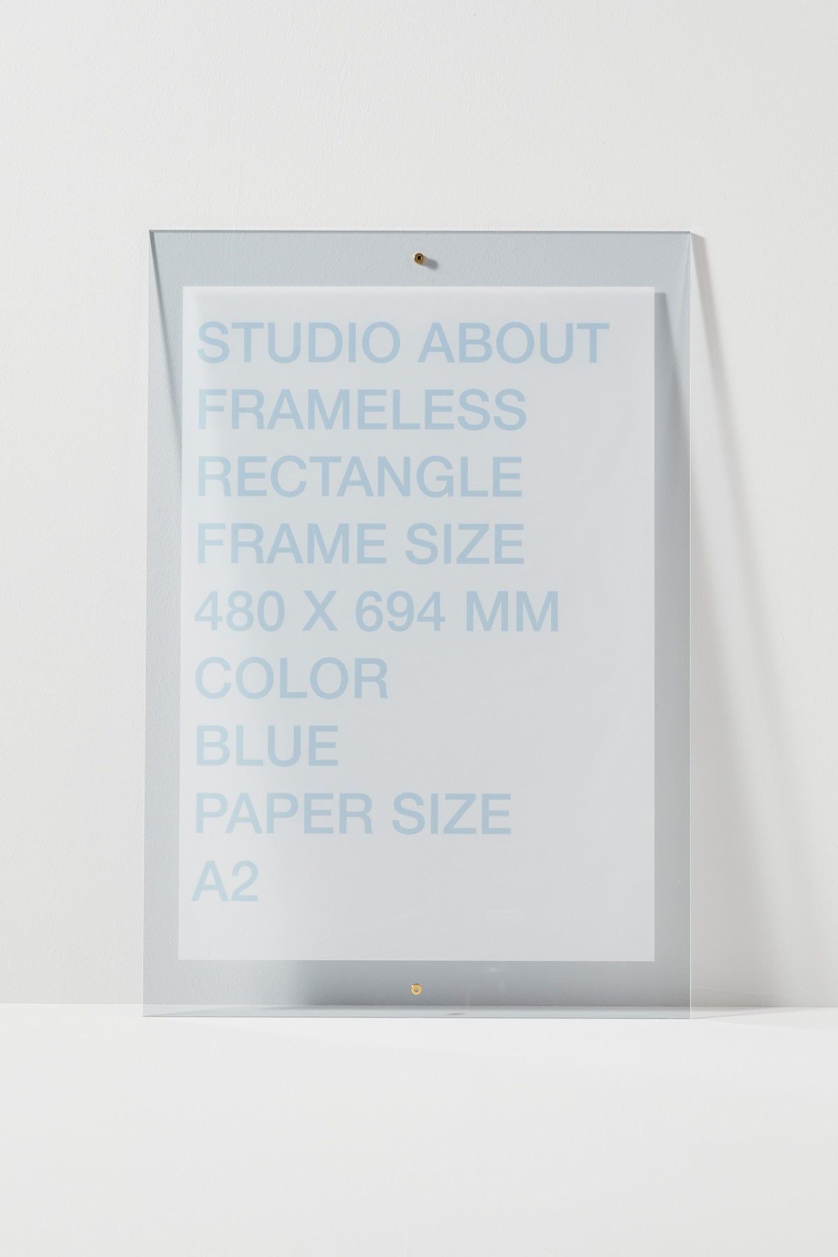 [product_category]-Studio About Frameless Frame A2 Rectangle, Blue-Studio About-5714356015124-480694A2B-STU-9