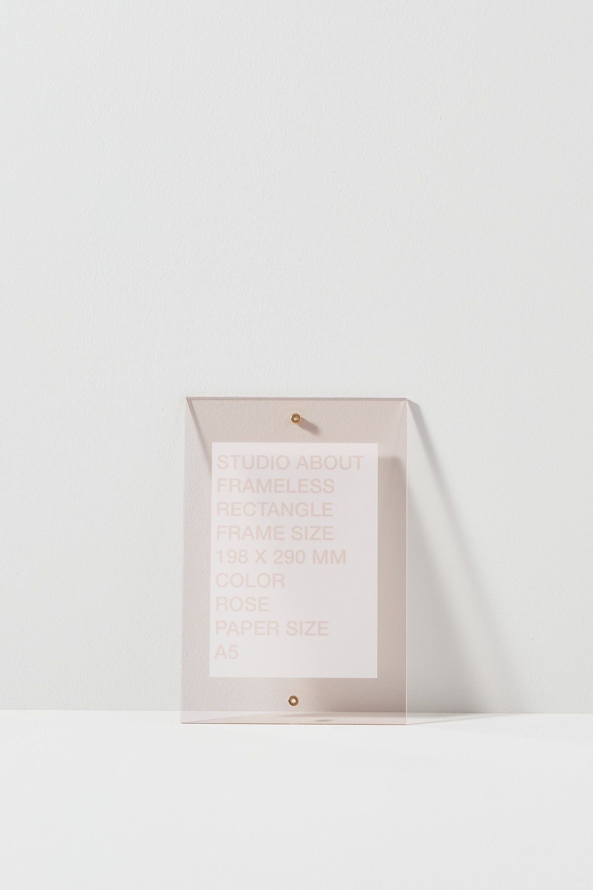 [product_category]-Studio About Frameless Frame A5 Rectangle, Rose-Studio About-5714356015025-198290A5R-STU-4