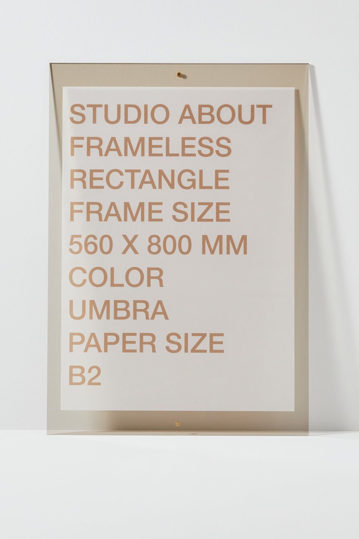 [product_category]-Studio About Frameless Frame B2 Rectangle, Umbra-Studio About-5714356015162-560800B2U-STU-2