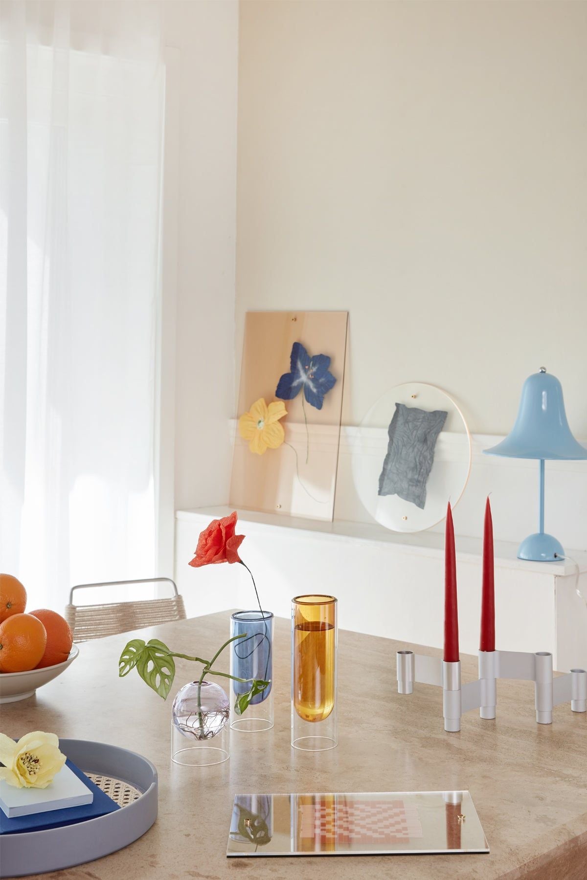 [product_category]-Studio About Link Candle Holder, Matt Aluminium-Studio About-5714356011003-11060M-STU-3