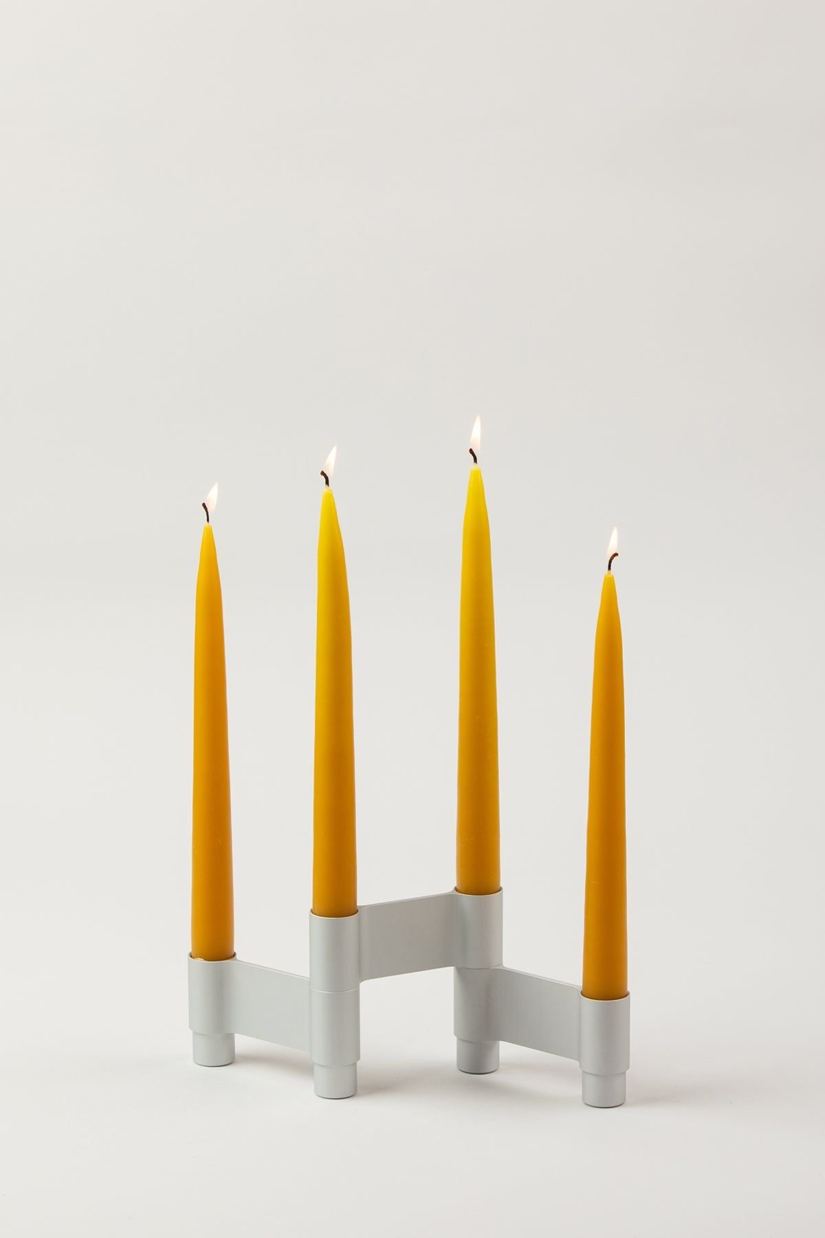 [product_category]-Studio About Link Candle Holder, Matt Aluminium-Studio About-5714356011003-11060M-STU-6