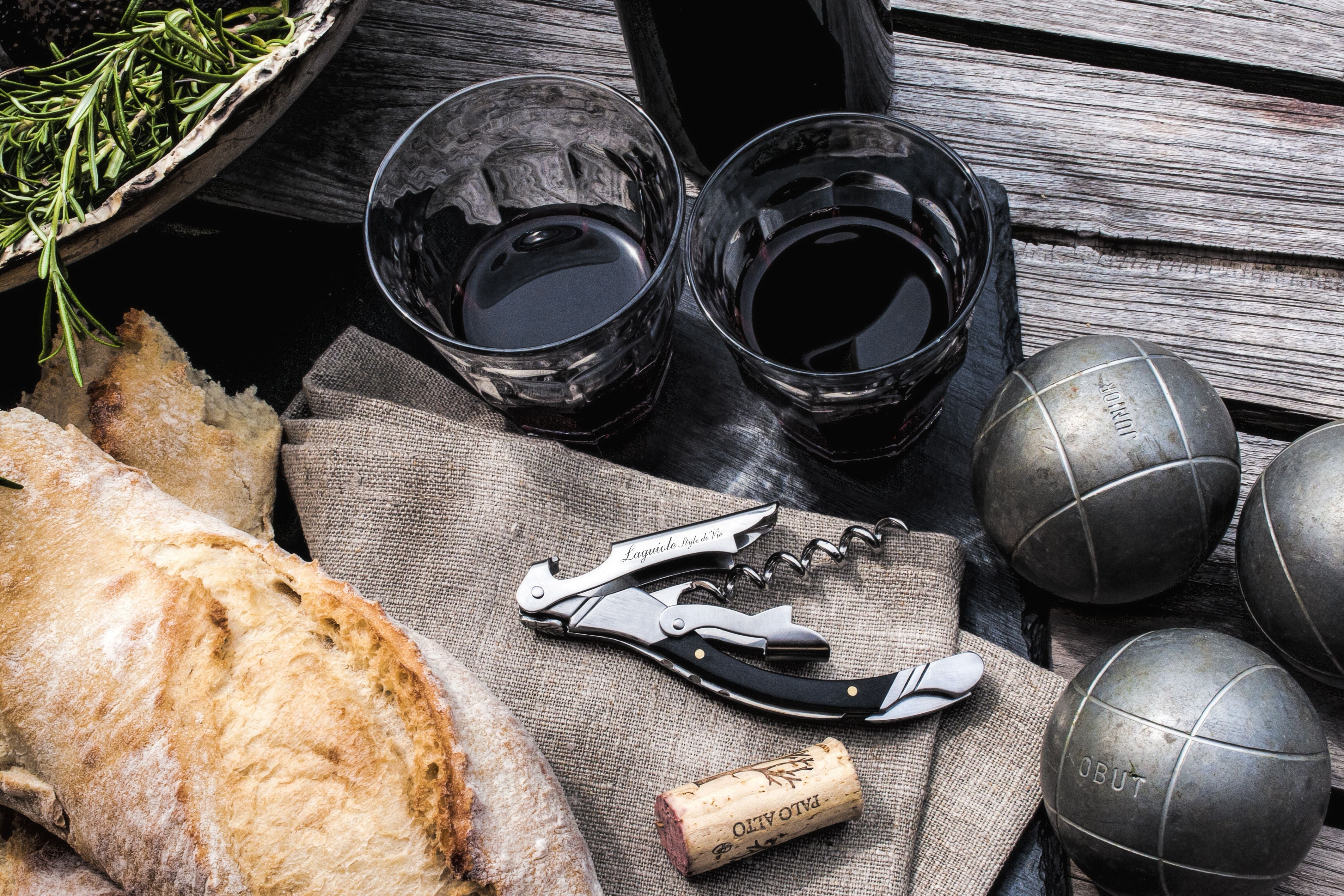 [product_category]-Style De Vie Authentique Laguiole Luxury Line Corkscrew, Black Ebony Wood-Style de Vie Authentique-8718719300022-530504-STY-4