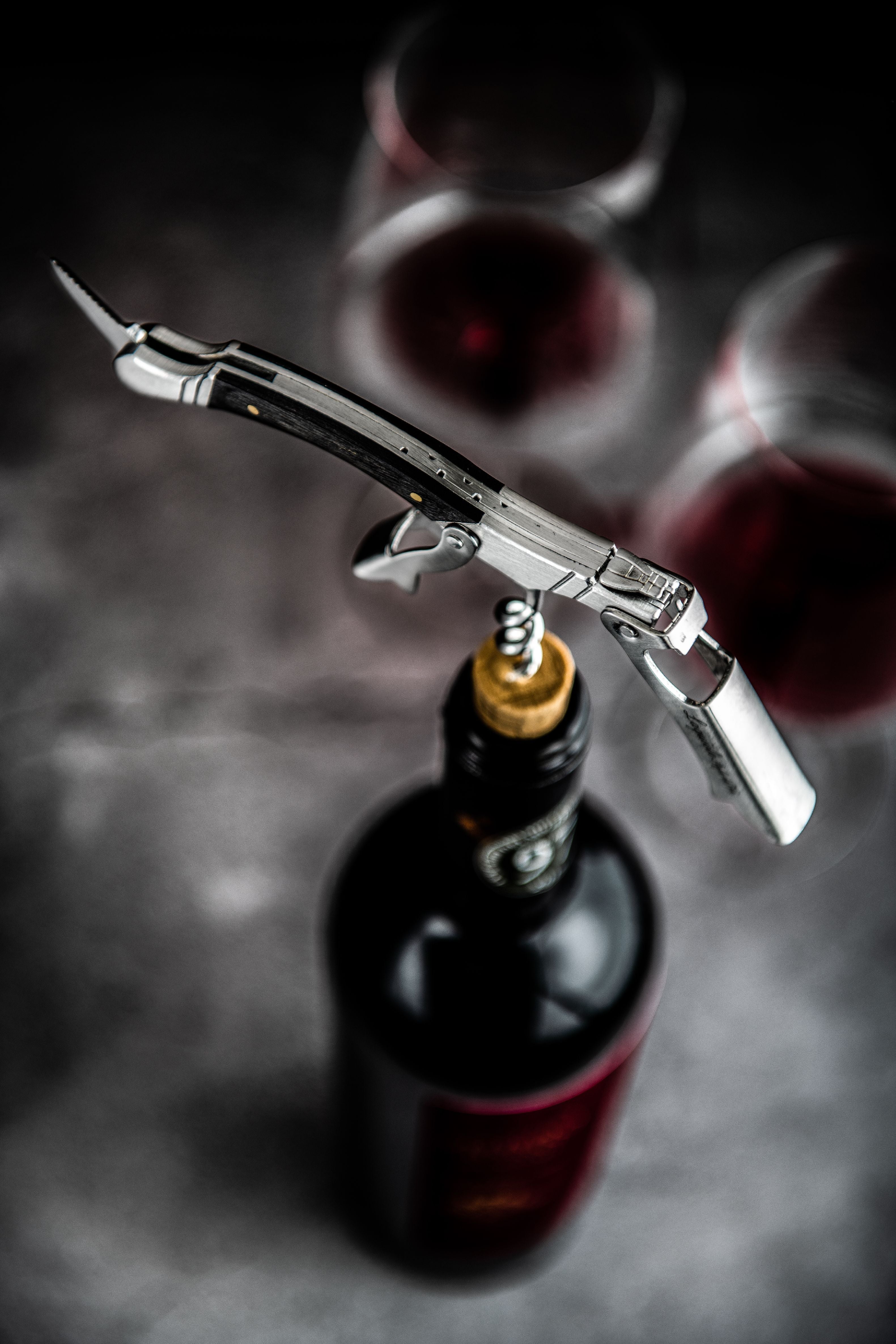 [product_category]-Style De Vie Authentique Laguiole Luxury Line Corkscrew, Black Ebony Wood-Style de Vie Authentique-8718719300022-530504-STY-5