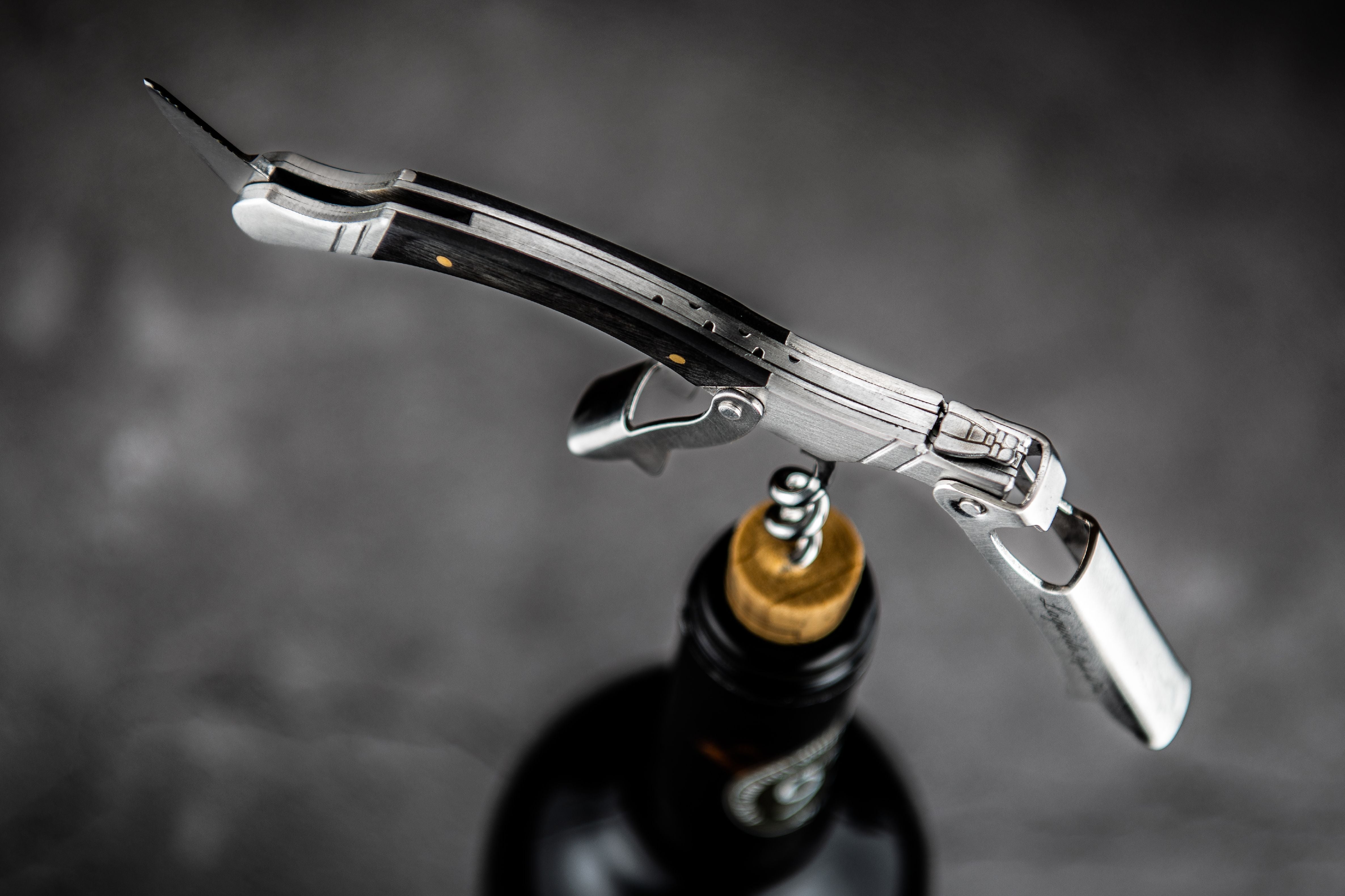 [product_category]-Style De Vie Authentique Laguiole Luxury Line Corkscrew, Black Ebony Wood-Style de Vie Authentique-8718719300022-530504-STY-6
