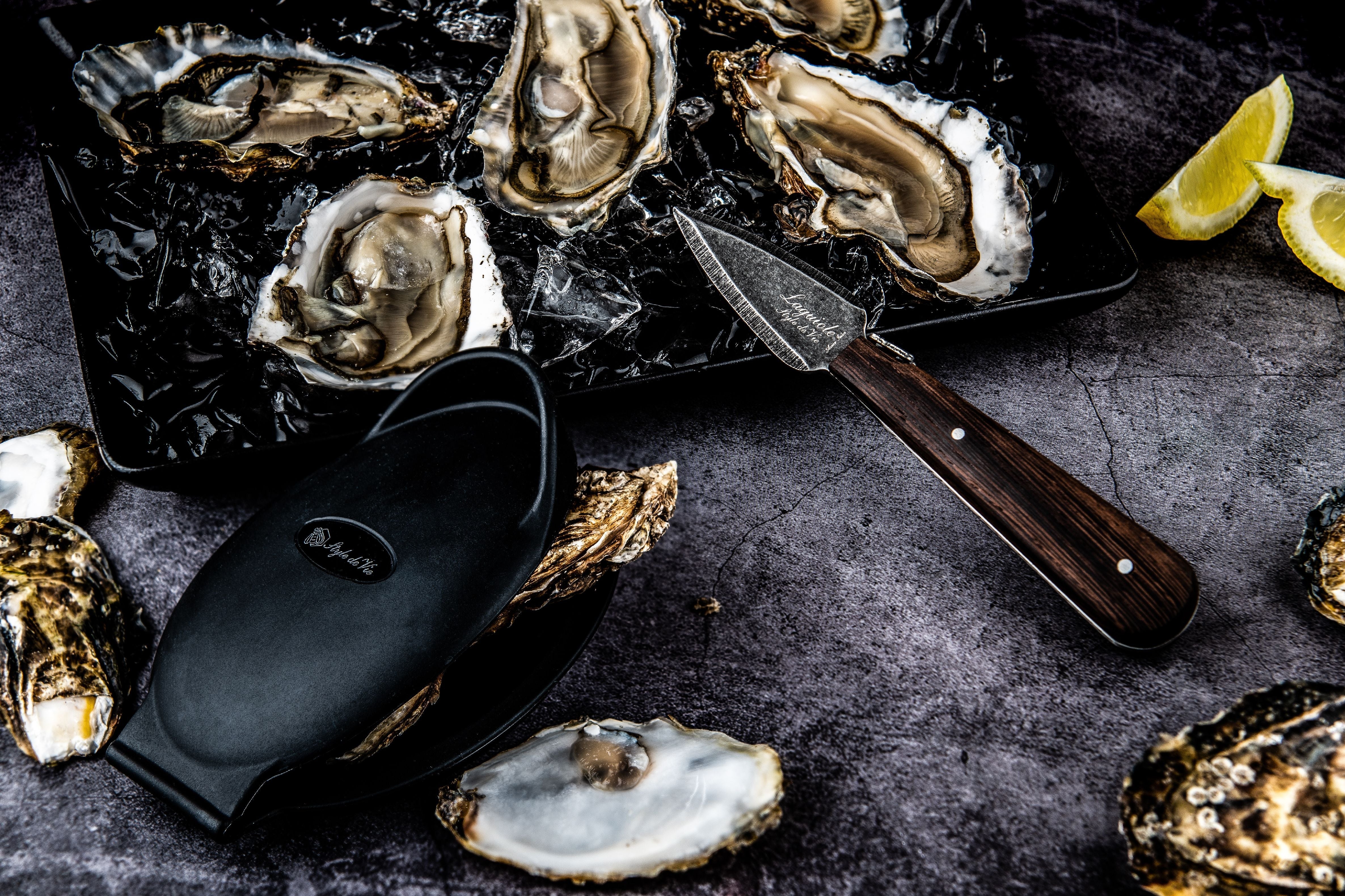 [product_category]-Style De Vie Authentique Laguiole Luxury Line Oyster Gift Set, Wengé Black Stonewash-Style de Vie Authentique-8720039624429-530503-STY-3