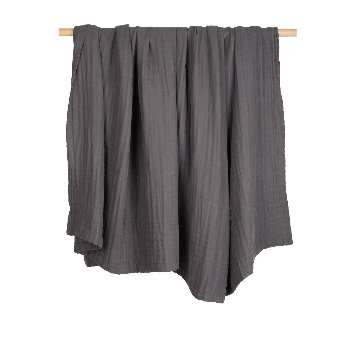 [product_category]-The Organic Company 6 Layer Soft Blanket, Dark Grey-The Organic Company-5711261003000-1063-110-THE-2