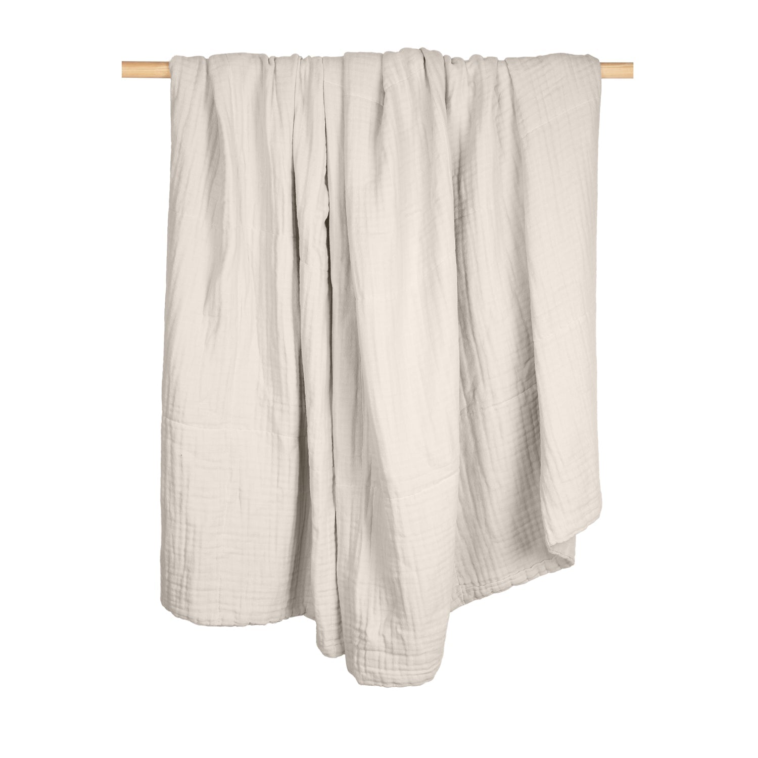 [product_category]-The Organic Company 6 Layer Soft Blanket, Stone-The Organic Company-5711261024401-1063-202-THE-2
