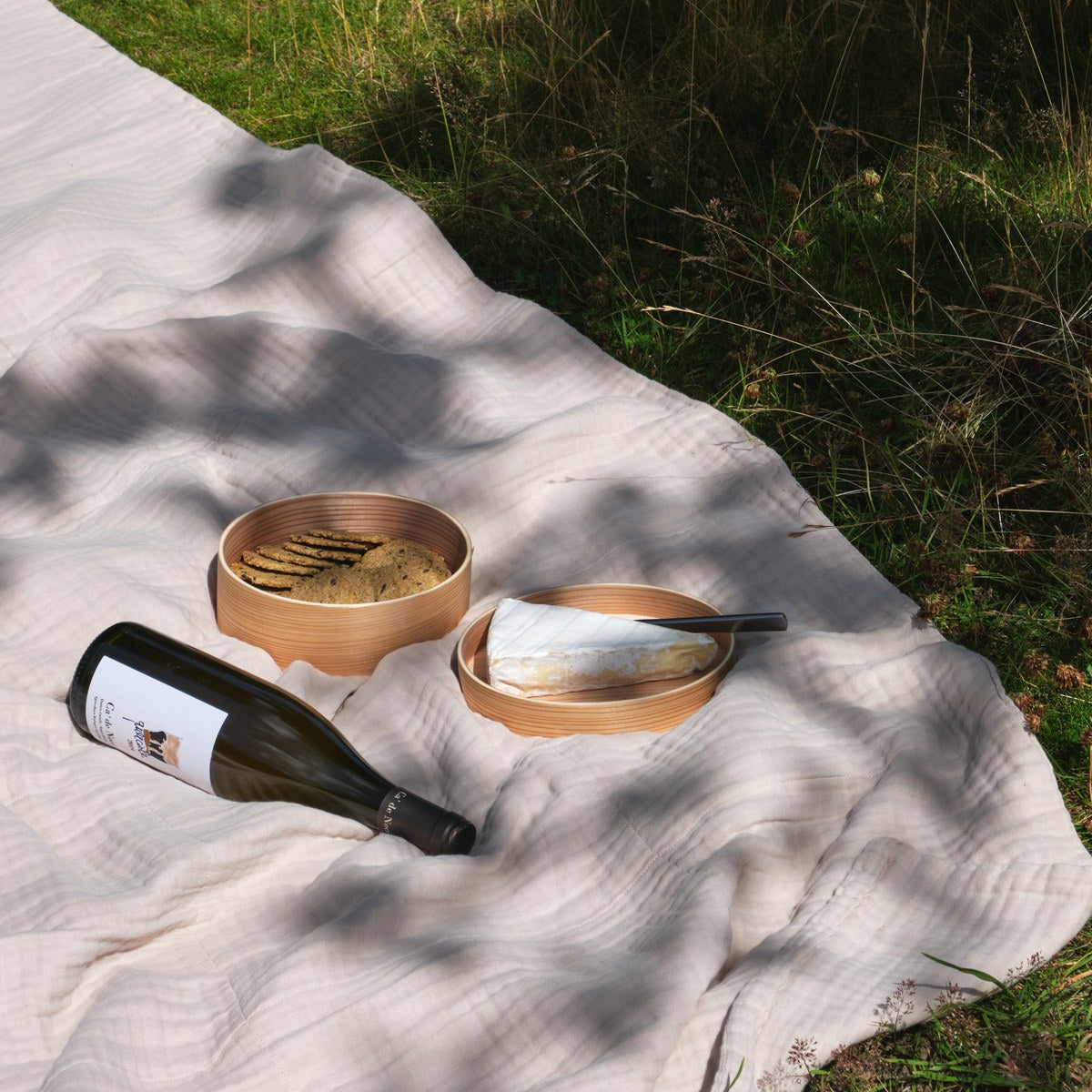 [product_category]-The Organic Company 6 Layer Soft Blanket, Stone-The Organic Company-5711261024401-1063-202-THE-4