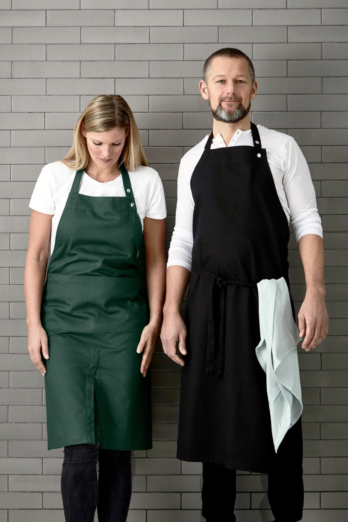 [product_category]-The Organic Company Apron With Pocket, Black-The Organic Company-5711261000726-1037-100-THE-2