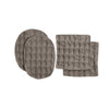 The Organic Company Big Waffle Makeup Pads, Clay