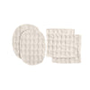 The Organic Company Big Waffle Makeup Pads, Stone