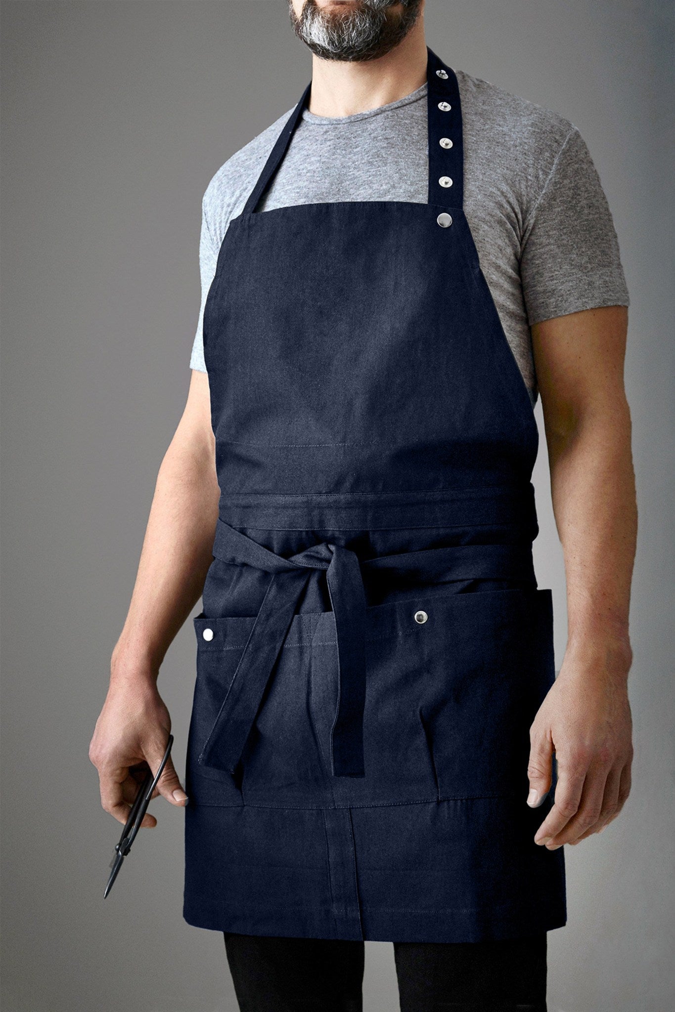 [product_category]-The Organic Company Creative And Garden Apron, Dark Blue-The Organic Company-5711261002300-1031-500-THE-2