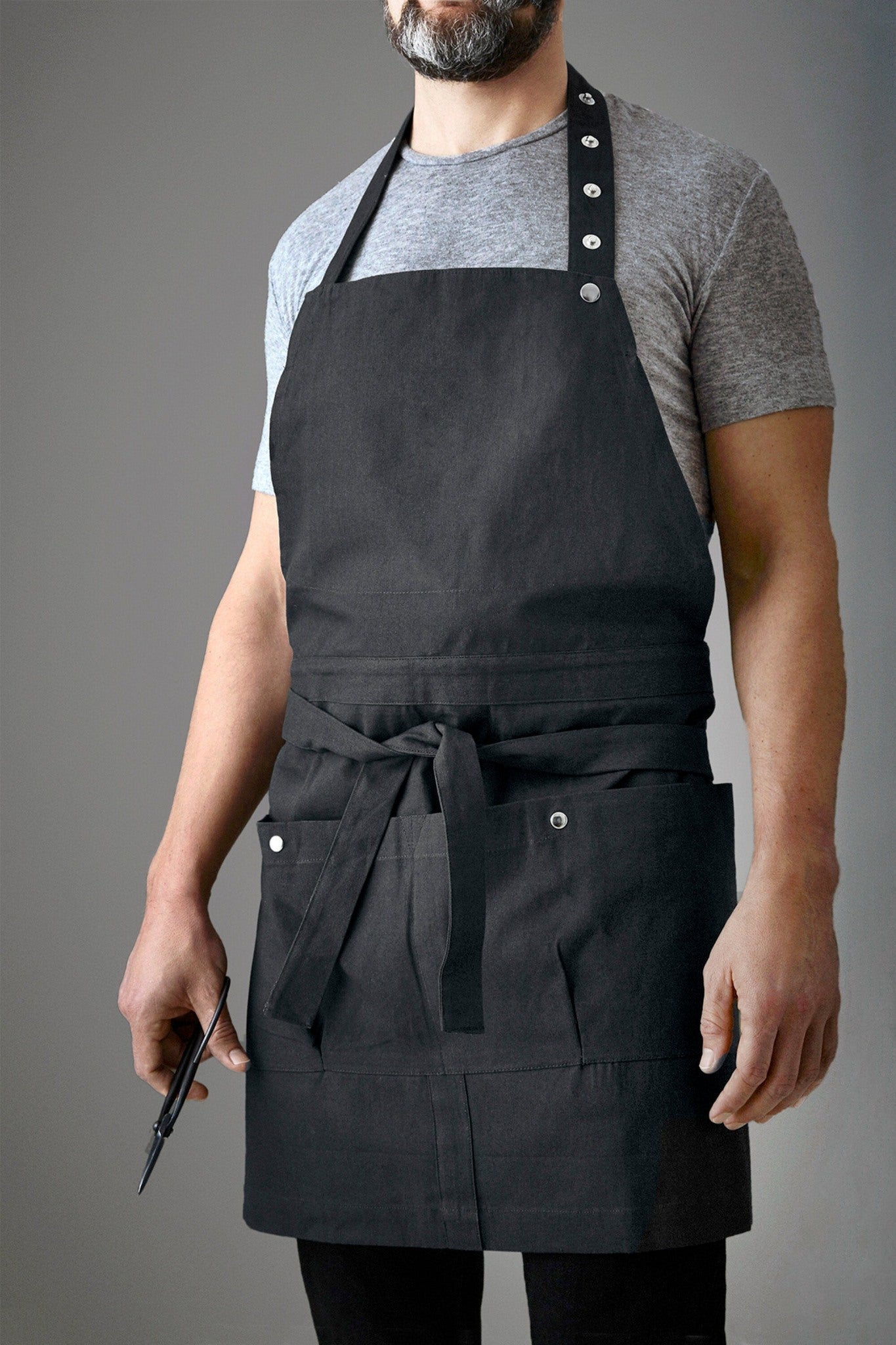 [product_category]-The Organic Company Creative And Garden Apron, Dark Grey-The Organic Company-5711261000948-1031-110-THE-2