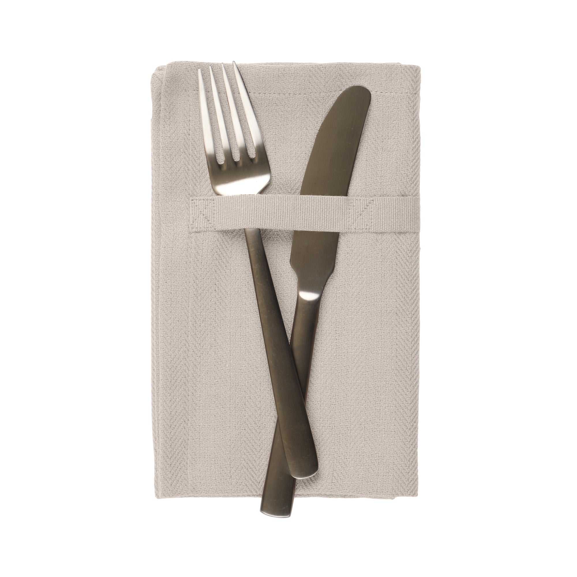 [product_category]-The Organic Company Dinner Napkins, Stone-The Organic Company-5711261018585-1134-202-THE-1