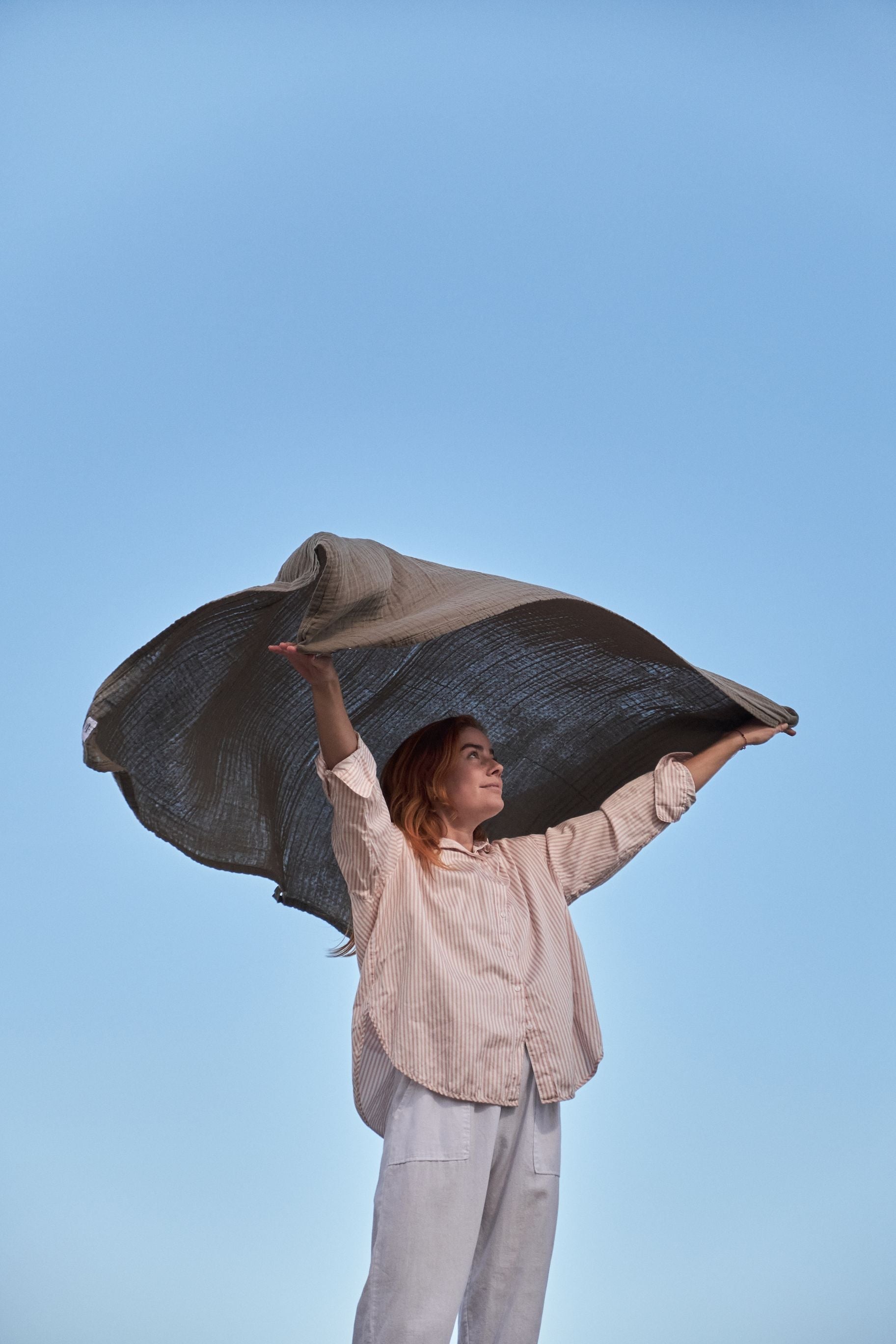 [product_category]-The Organic Company Fine Bath Towel, Clay-The Organic Company-5711261018356-1130-225-THE-7