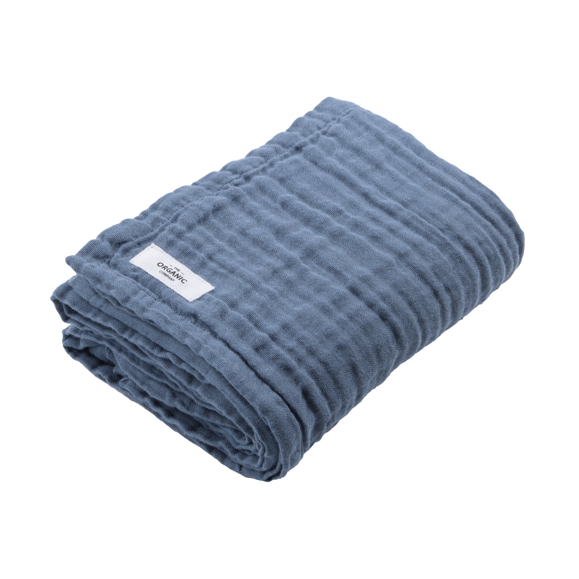 [product_category]-The Organic Company Fine Bath Towel, Grey Blue-The Organic Company-5711261017632-1130-510-THE-1