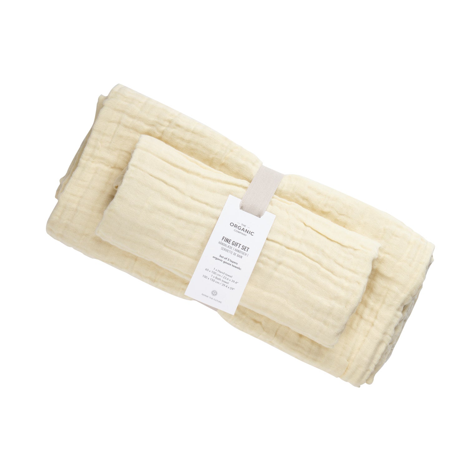 [product_category]-The Organic Company Fine Gift Set, Pale Yellow-The Organic Company-5711261026375-1183-210-THE-1