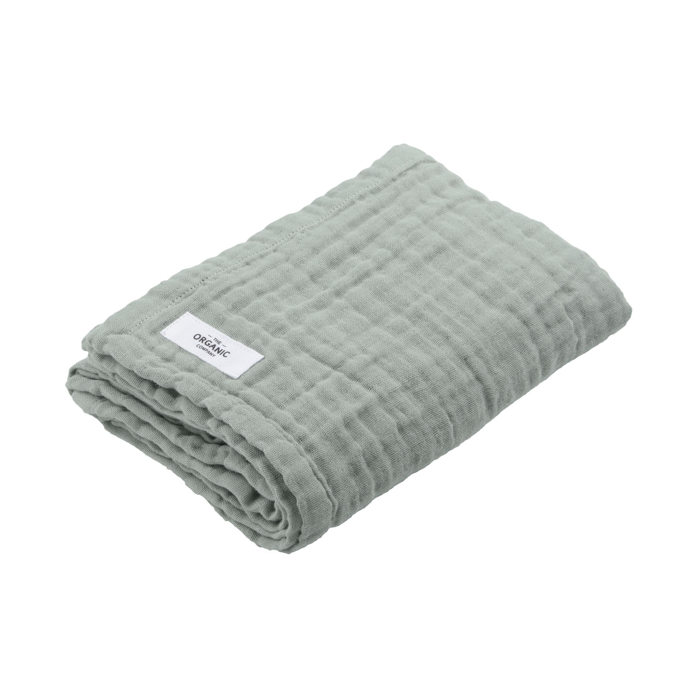 [product_category]-The Organic Company Fine Hand Towel, Dusty Mint-The Organic Company-5711261018295-1131-410-THE-1