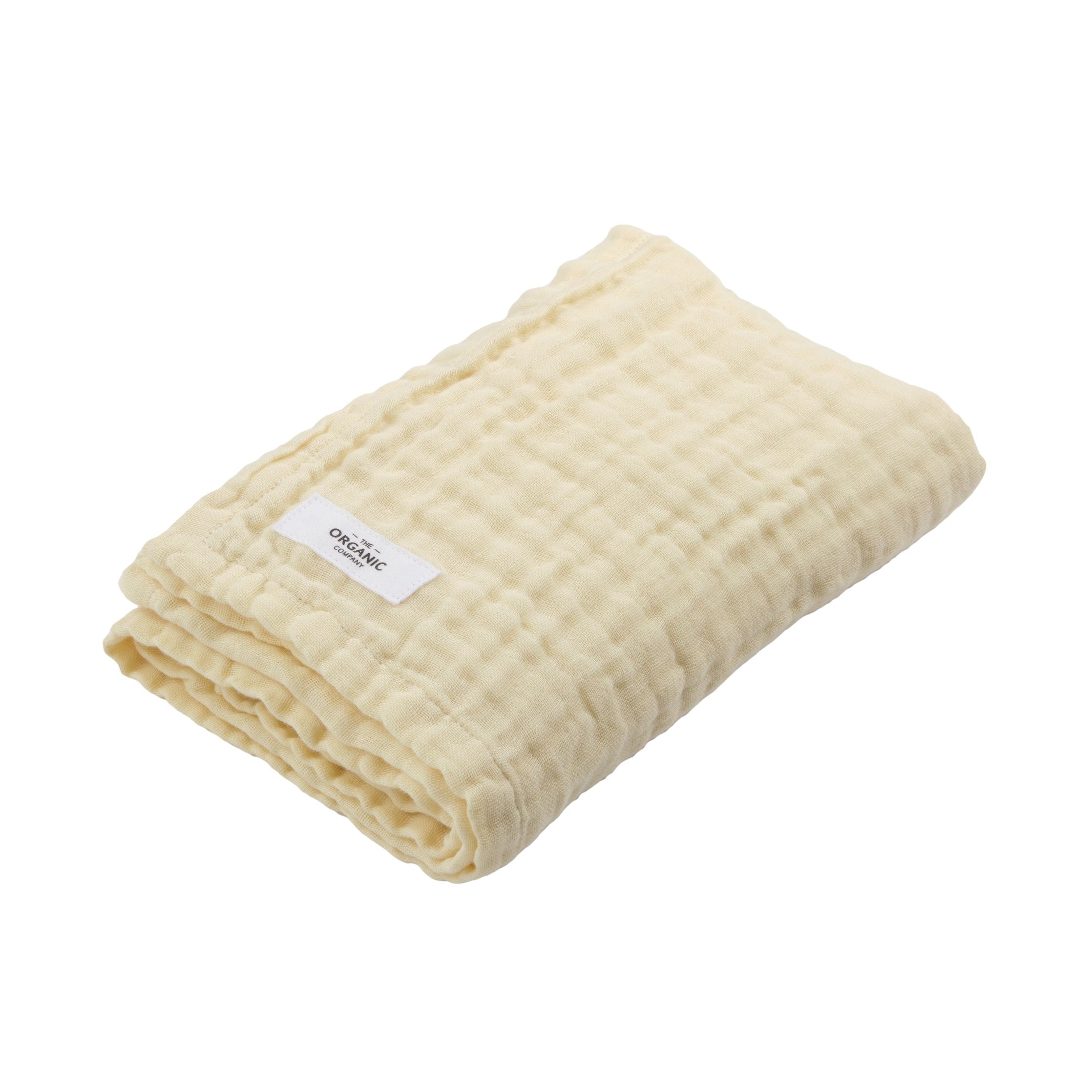 [product_category]-The Organic Company Fine Hand Towel, Pale Yellow-The Organic Company-5711261018257-1131-210-THE-1