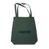 The Organic Company It Matters Bag, Dark Green