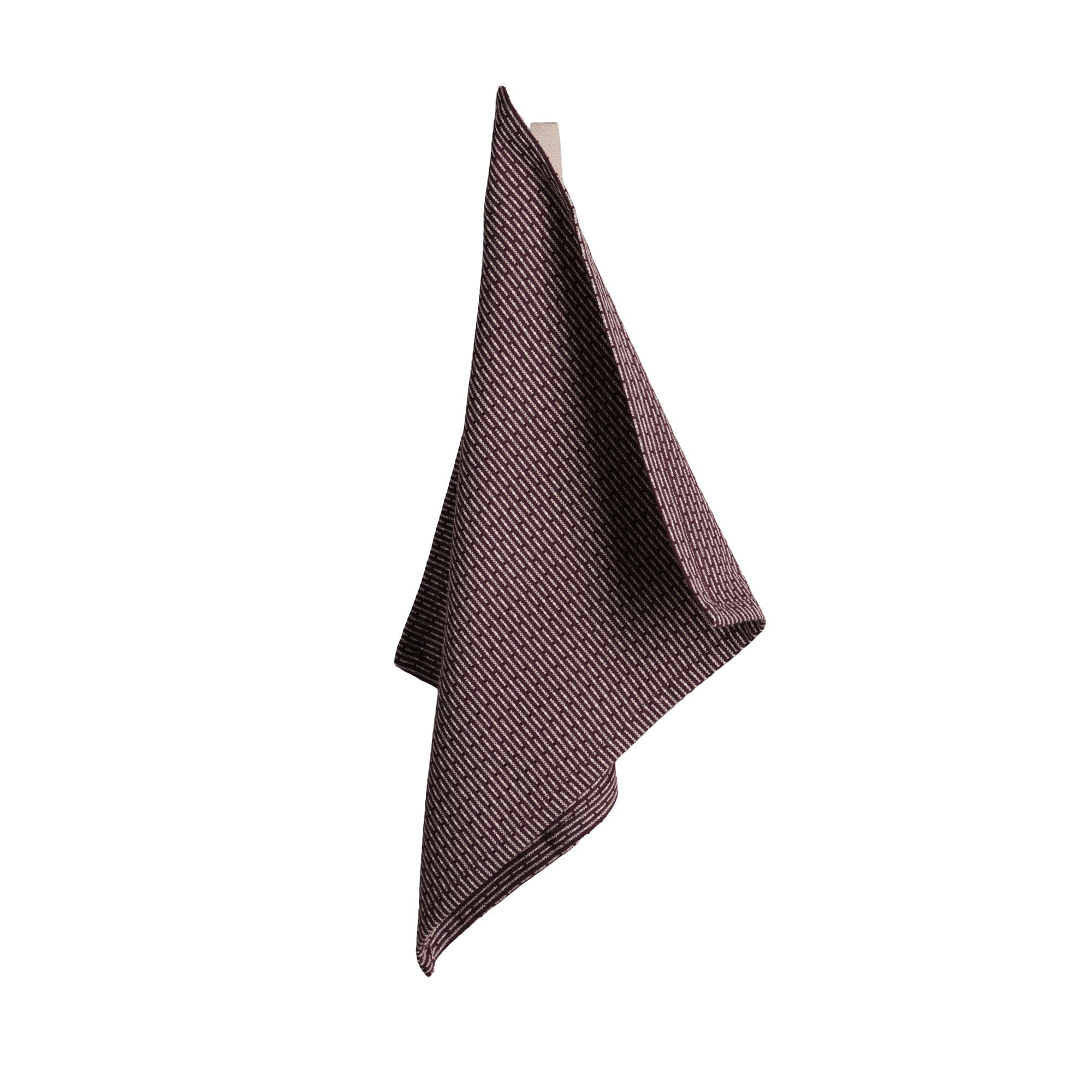 [product_category]-The Organic Company Kitchen Cloth, Maroon/Stone-The Organic Company-5711261021776-1048-395-THE-1