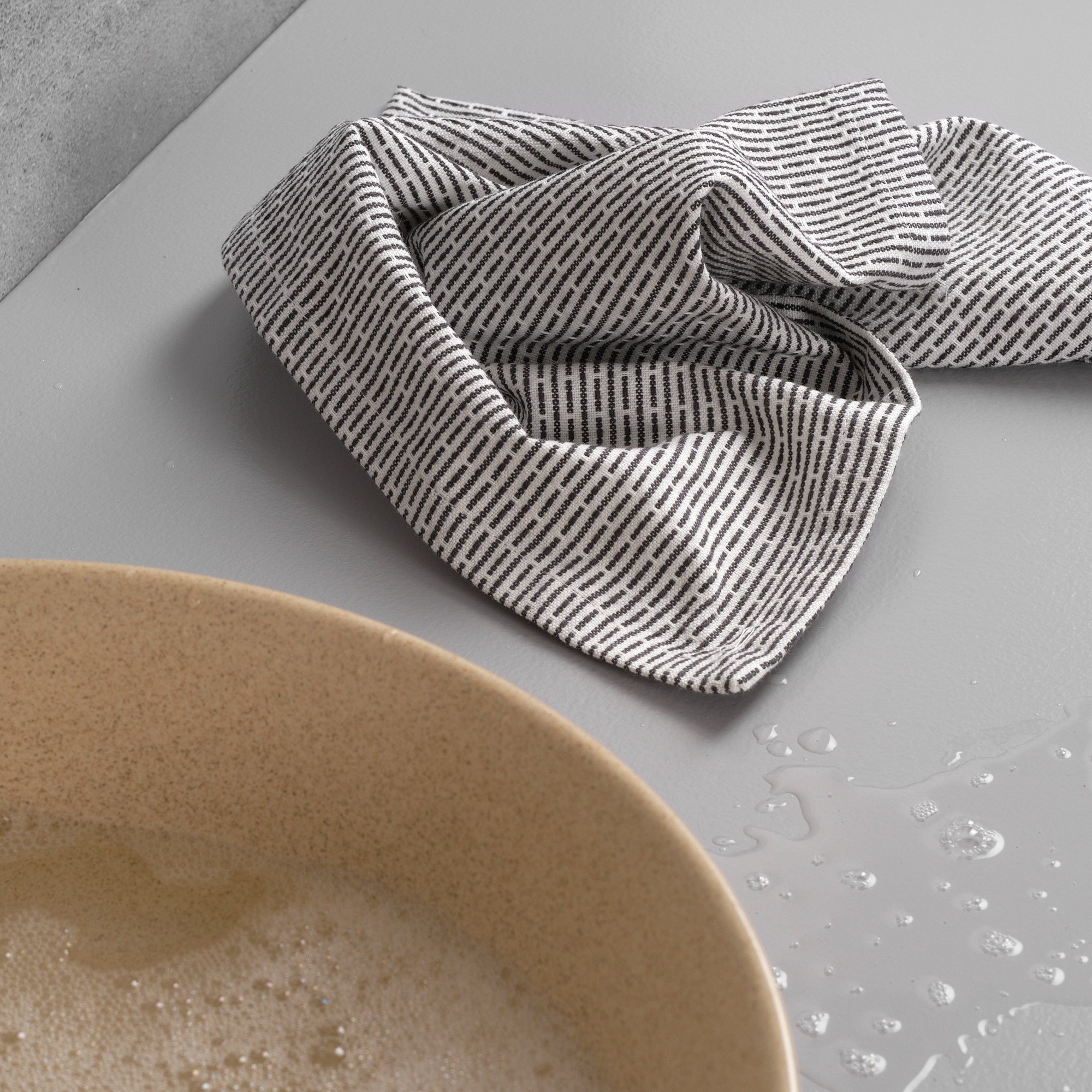 [product_category]-The Organic Company Kitchen Cloth, Morning Grey-The Organic Company-5711261002911-1048-180-THE-2