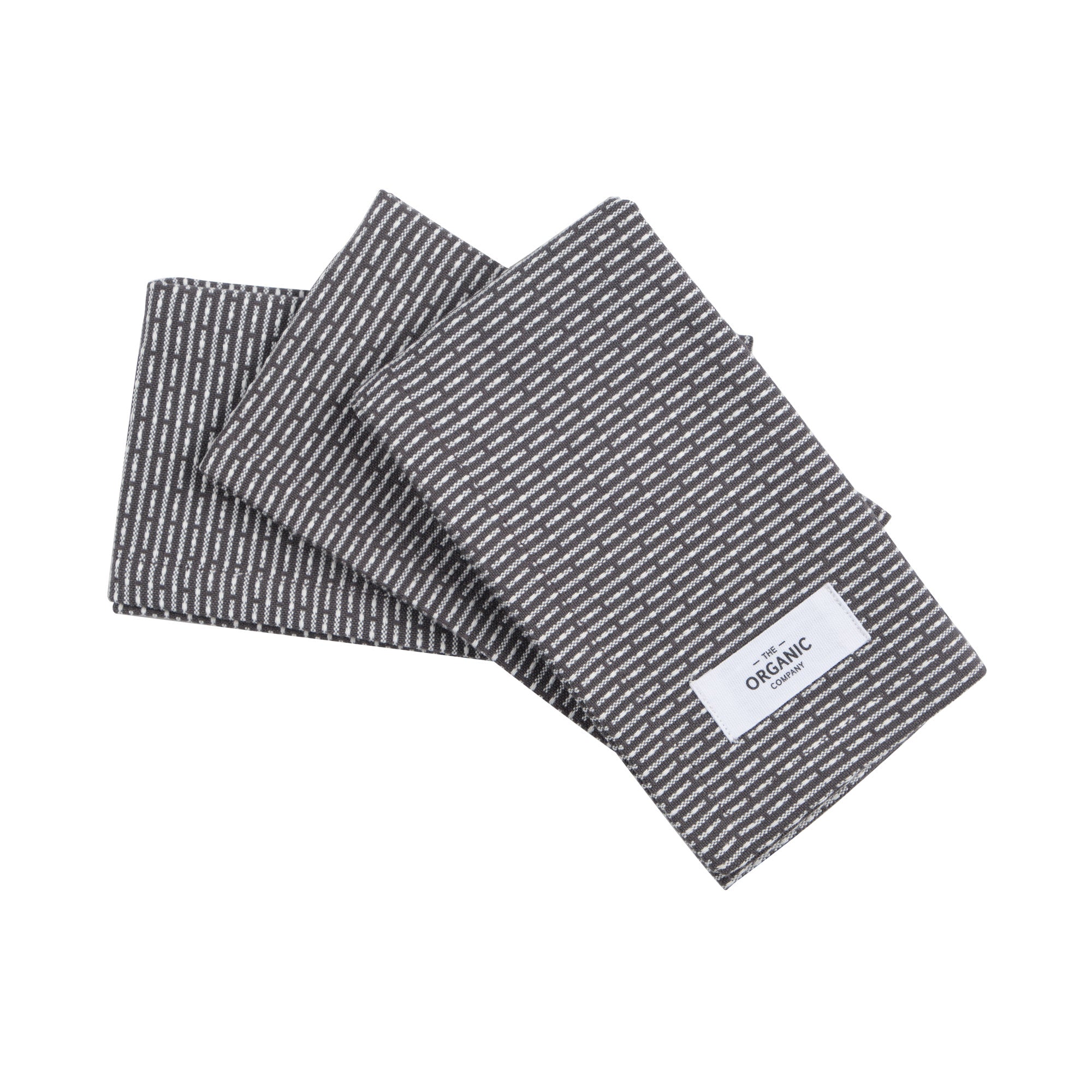 [product_category]-The Organic Company Kitchen Cloths 3 Pcs., Evening Grey-The Organic Company-5711261019377-1139-111-THE-1
