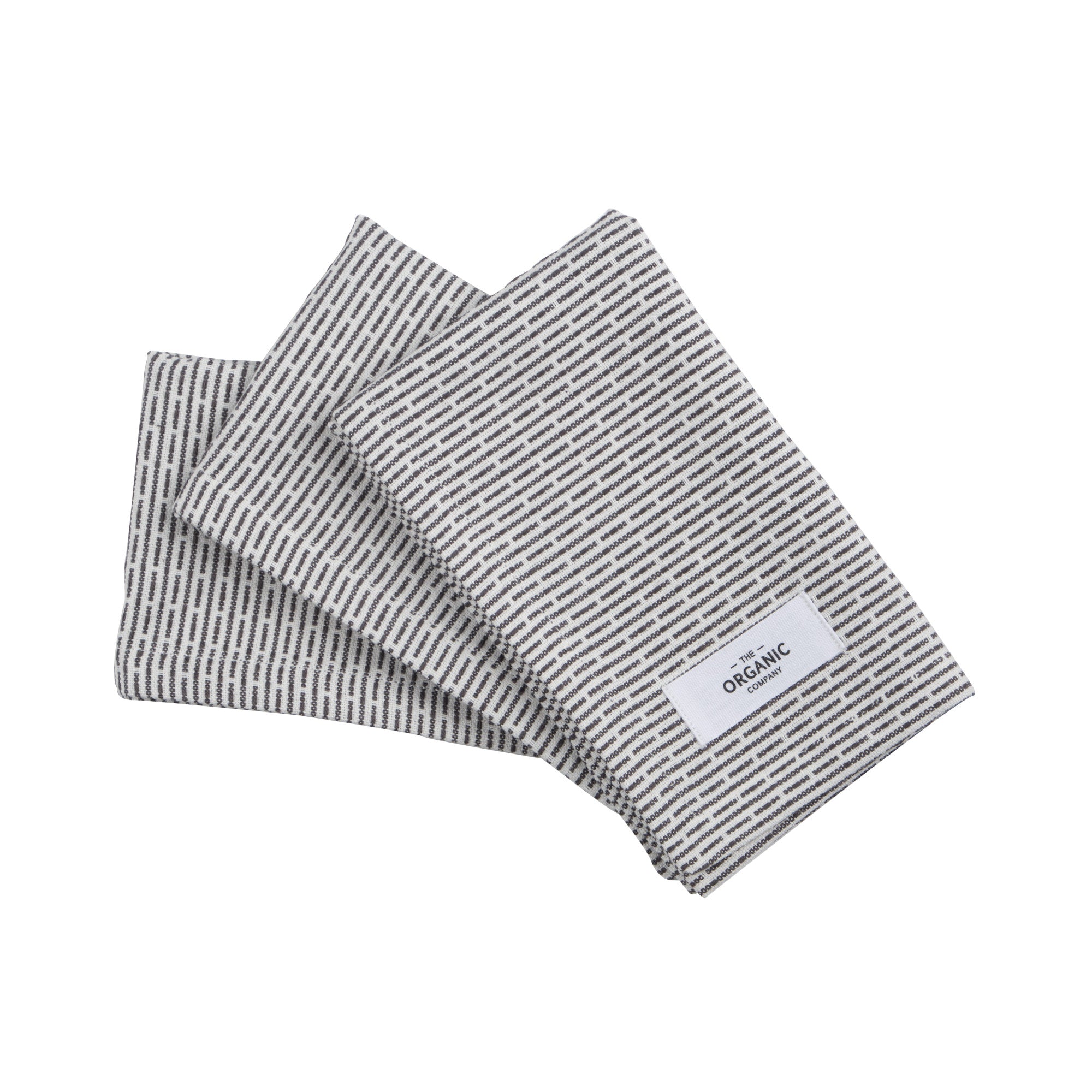 [product_category]-The Organic Company Kitchen Cloths 3 Pcs., Morning Grey-The Organic Company-5711261019391-1139-180-THE-1