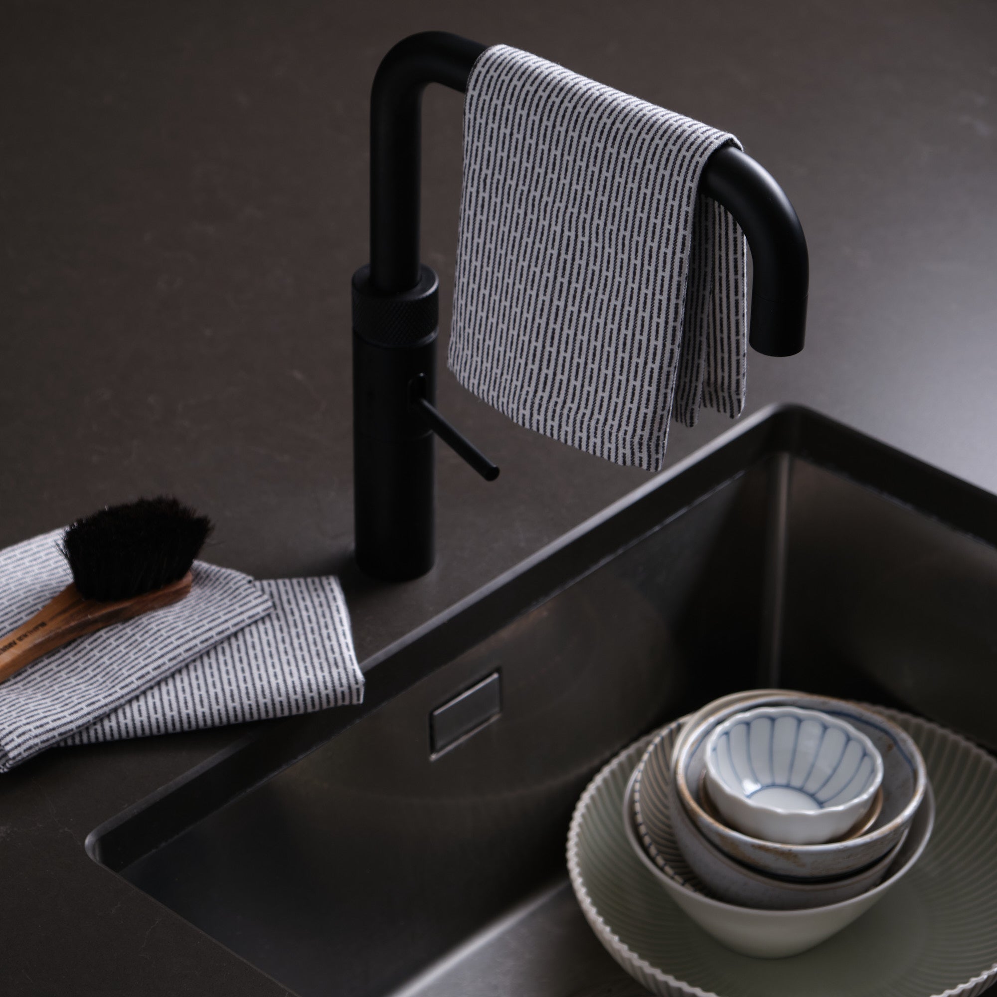 [product_category]-The Organic Company Kitchen Cloths 3 Pcs., Morning Grey-The Organic Company-5711261019391-1139-180-THE-2