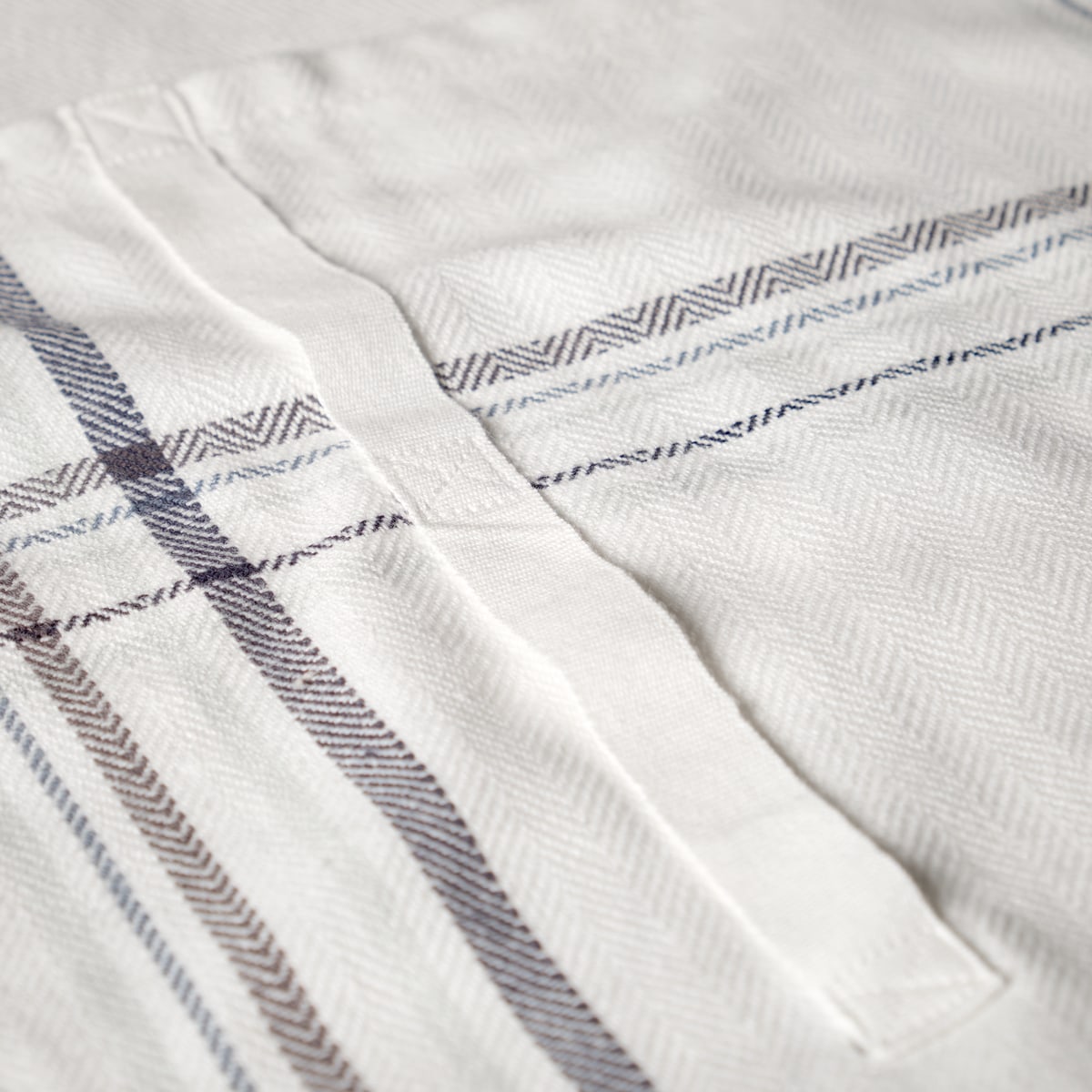 [product_category]-The Organic Company Kitchen Towel, Ocean Check-The Organic Company-5711261004052-1041-803-THE-3