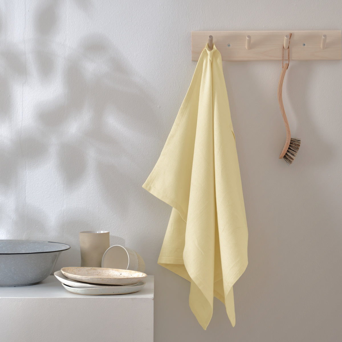 [product_category]-The Organic Company Kitchen Towel, Pale Yellow-The Organic Company-5711261018318-1041-210-THE-3