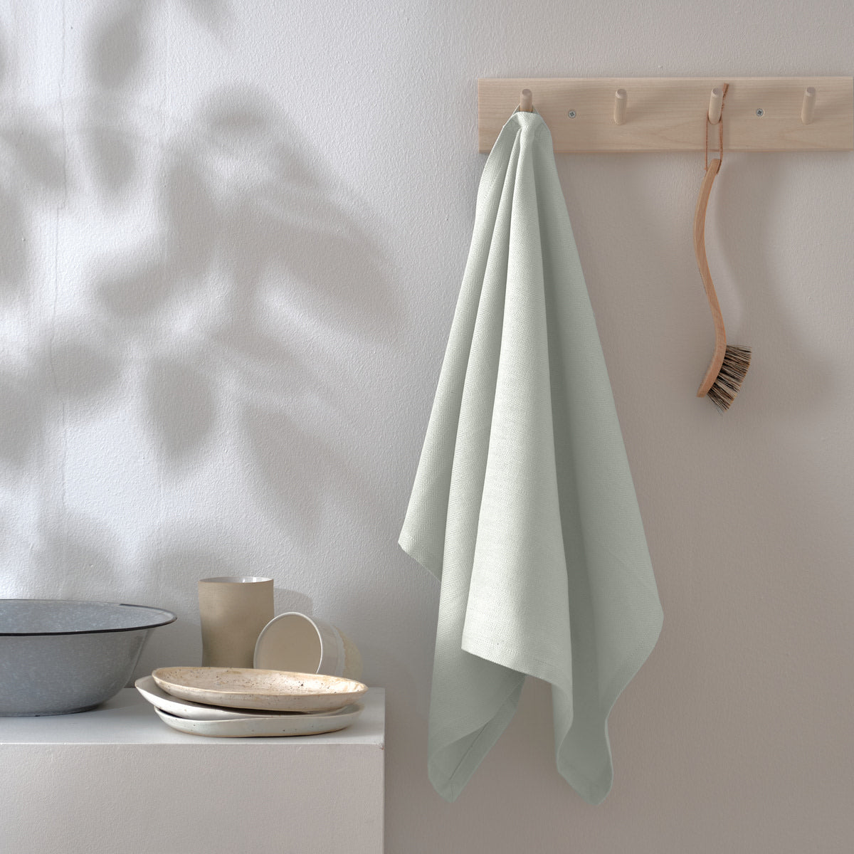 [product_category]-The Organic Company Kitchen Towel, Sky-The Organic Company-5711261001396-1041-570-THE-4