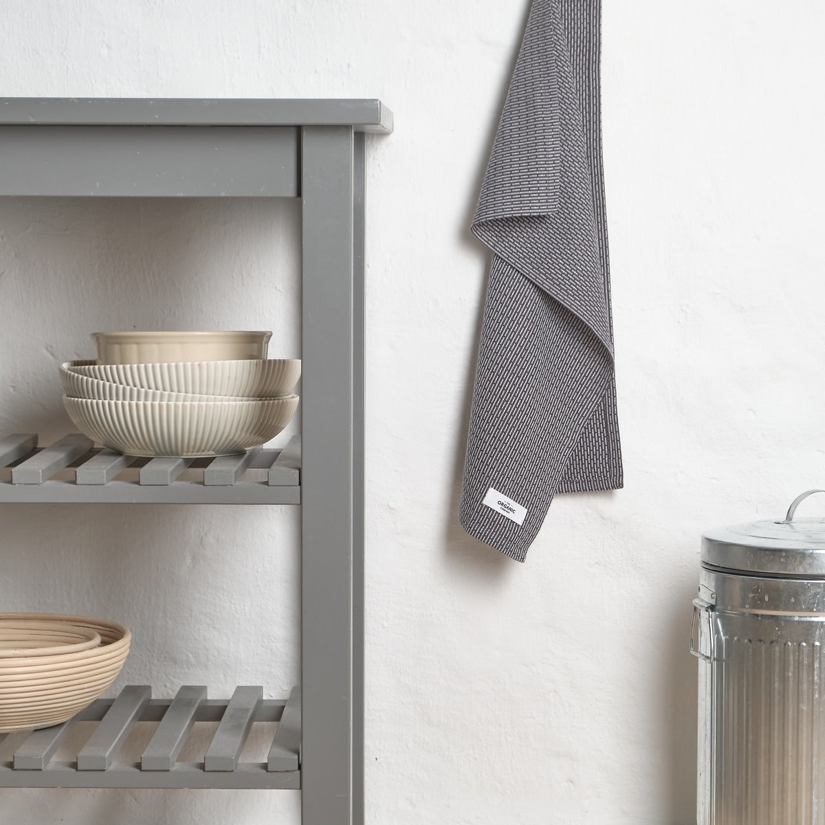 [product_category]-The Organic Company Little Towel, Evening Grey-The Organic Company-5711261003857-1078-111-THE-3