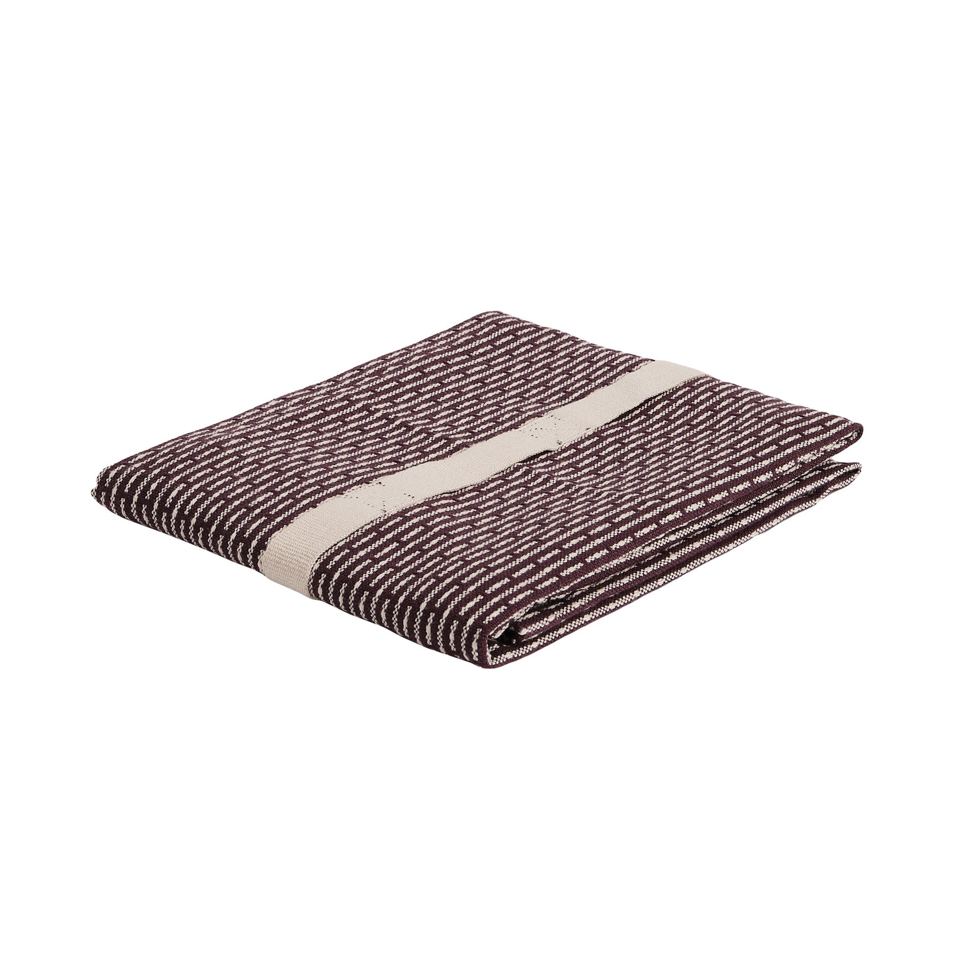 [product_category]-The Organic Company Little Towel, Maroon/Stone-The Organic Company-5711261021899-1078-395-THE-2
