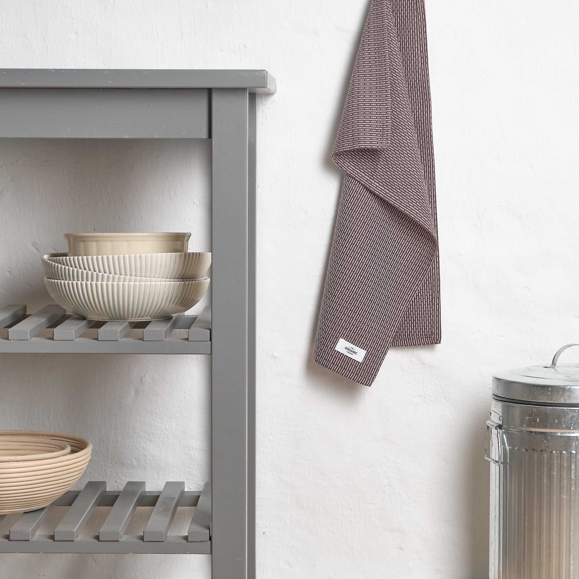 [product_category]-The Organic Company Little Towel, Maroon/Stone-The Organic Company-5711261021899-1078-395-THE-3